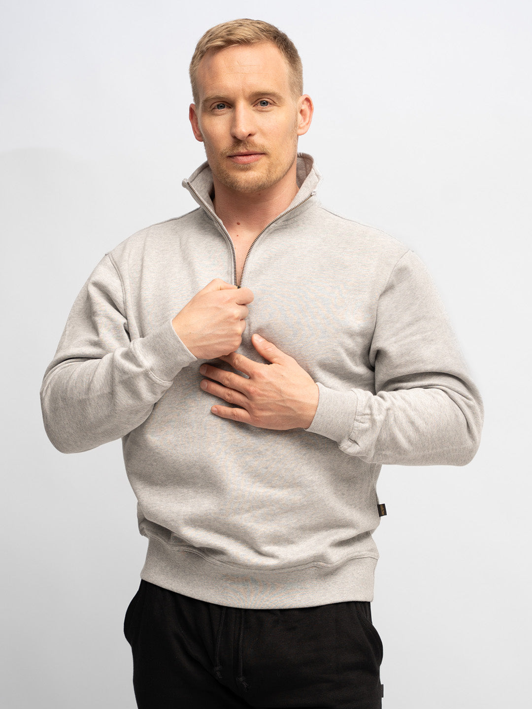 Sweat-shirt Switcher homme Oslo color/blanc chine