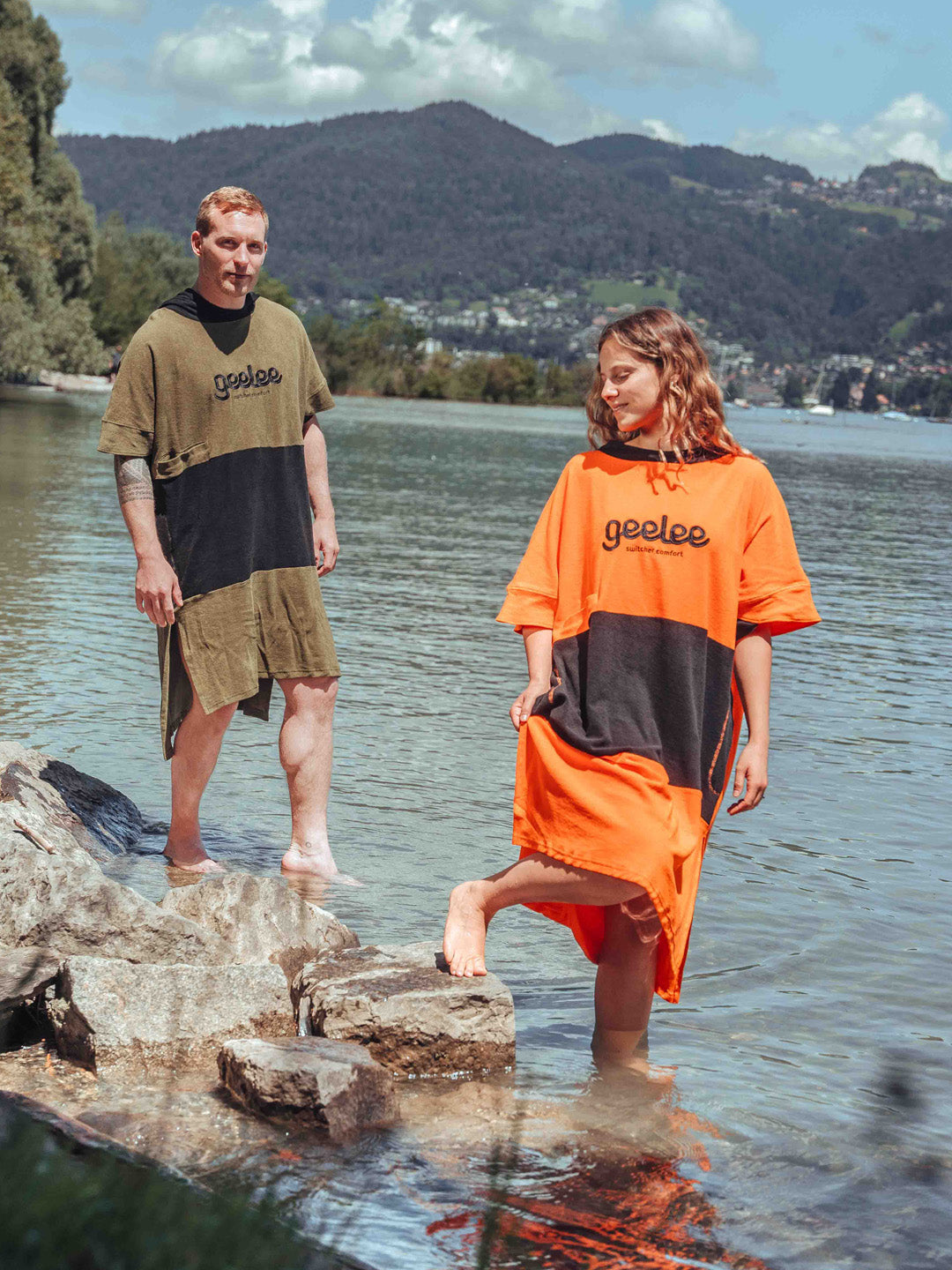 Poncho de plage Geelee