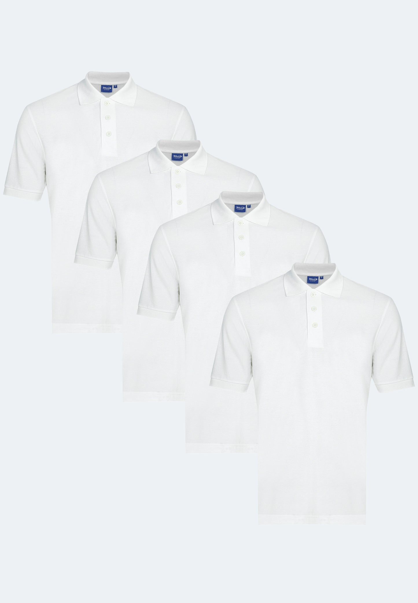 Lot de 4 polos piqués Airtex Whale