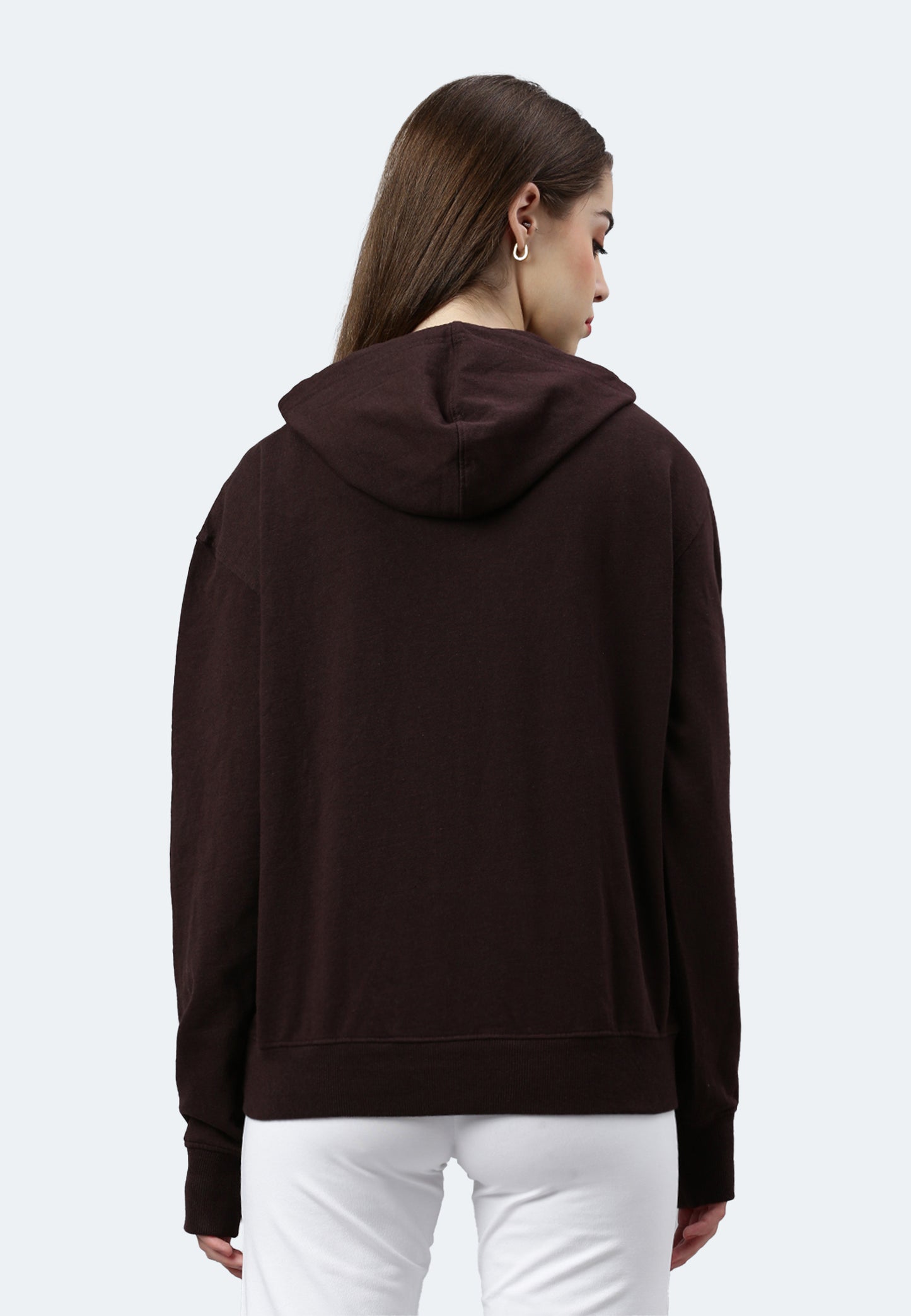 Sweat-shirt à capuche Lady skylar color/680 cafe