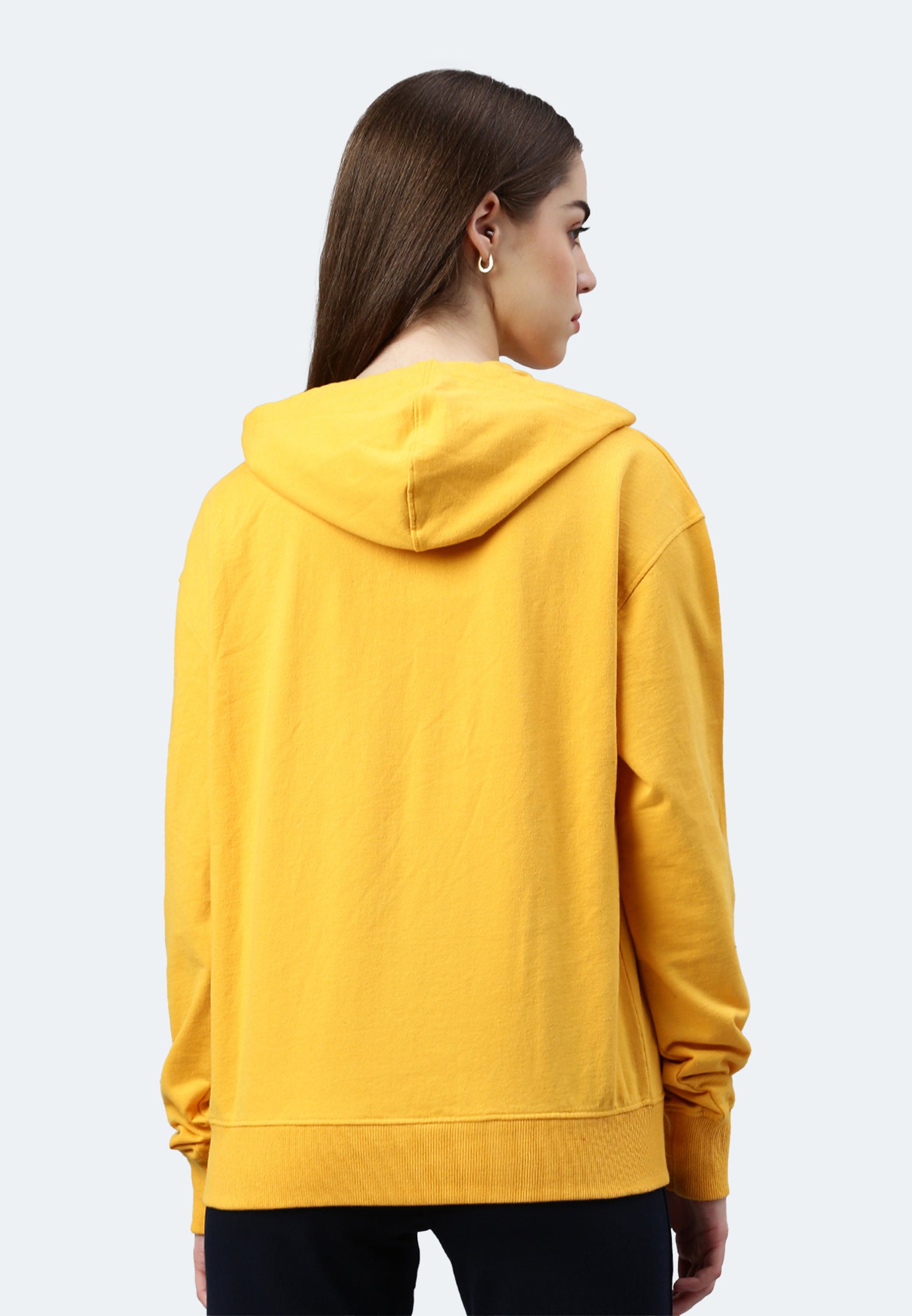 Sweat-shirt à capuche Lady skylar color/532 moutarde