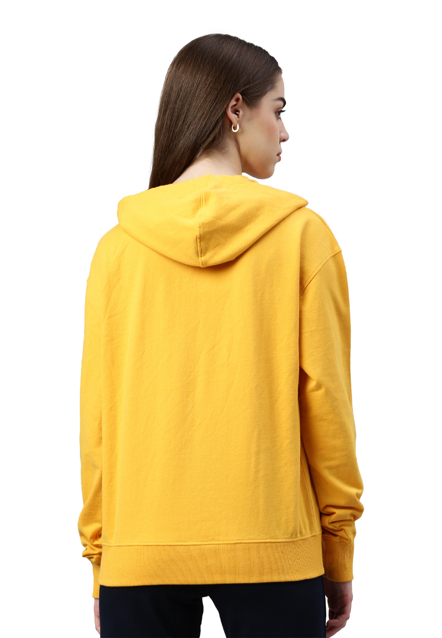 Sweat-shirt à capuche Lady skylar color/532 moutarde