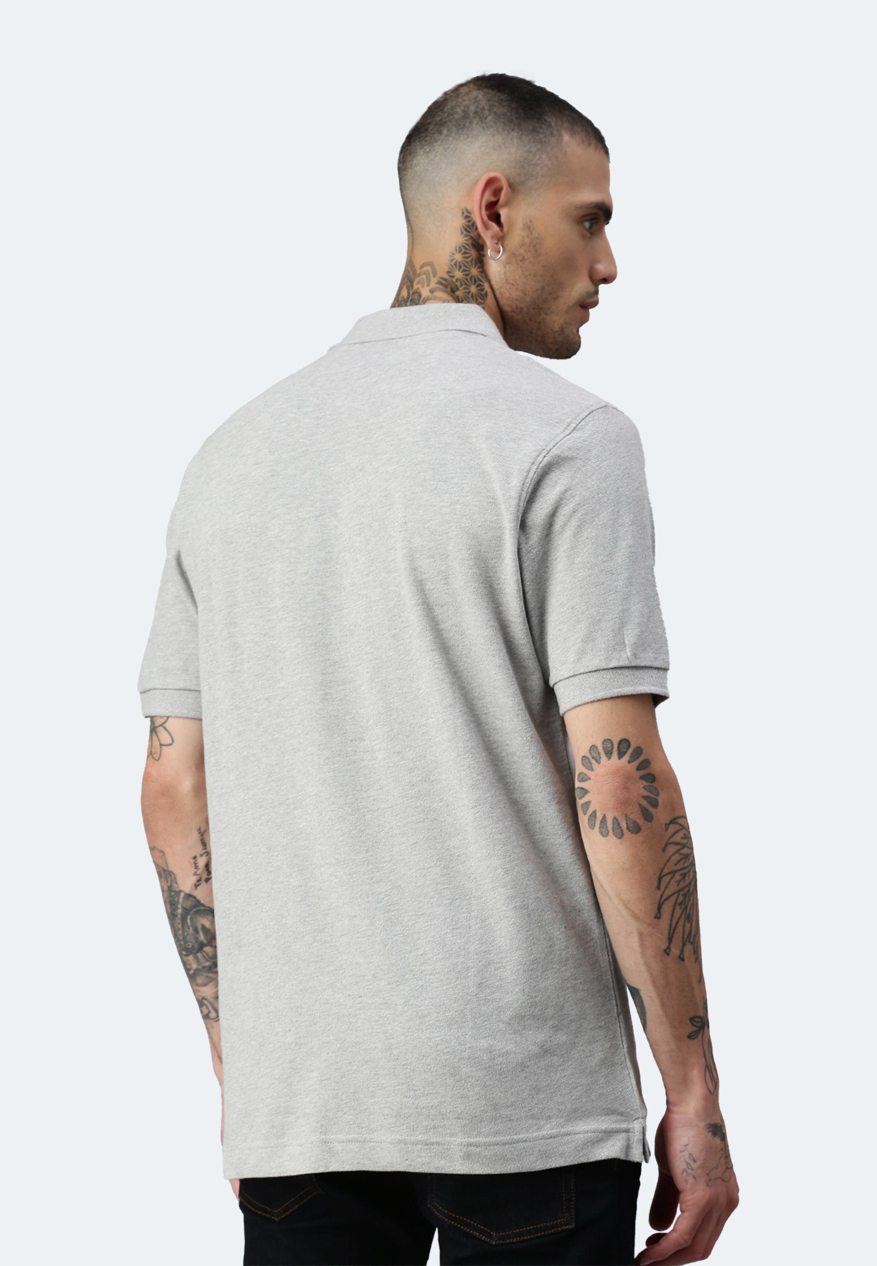 Switcher pocket polo whale color/gris chine
