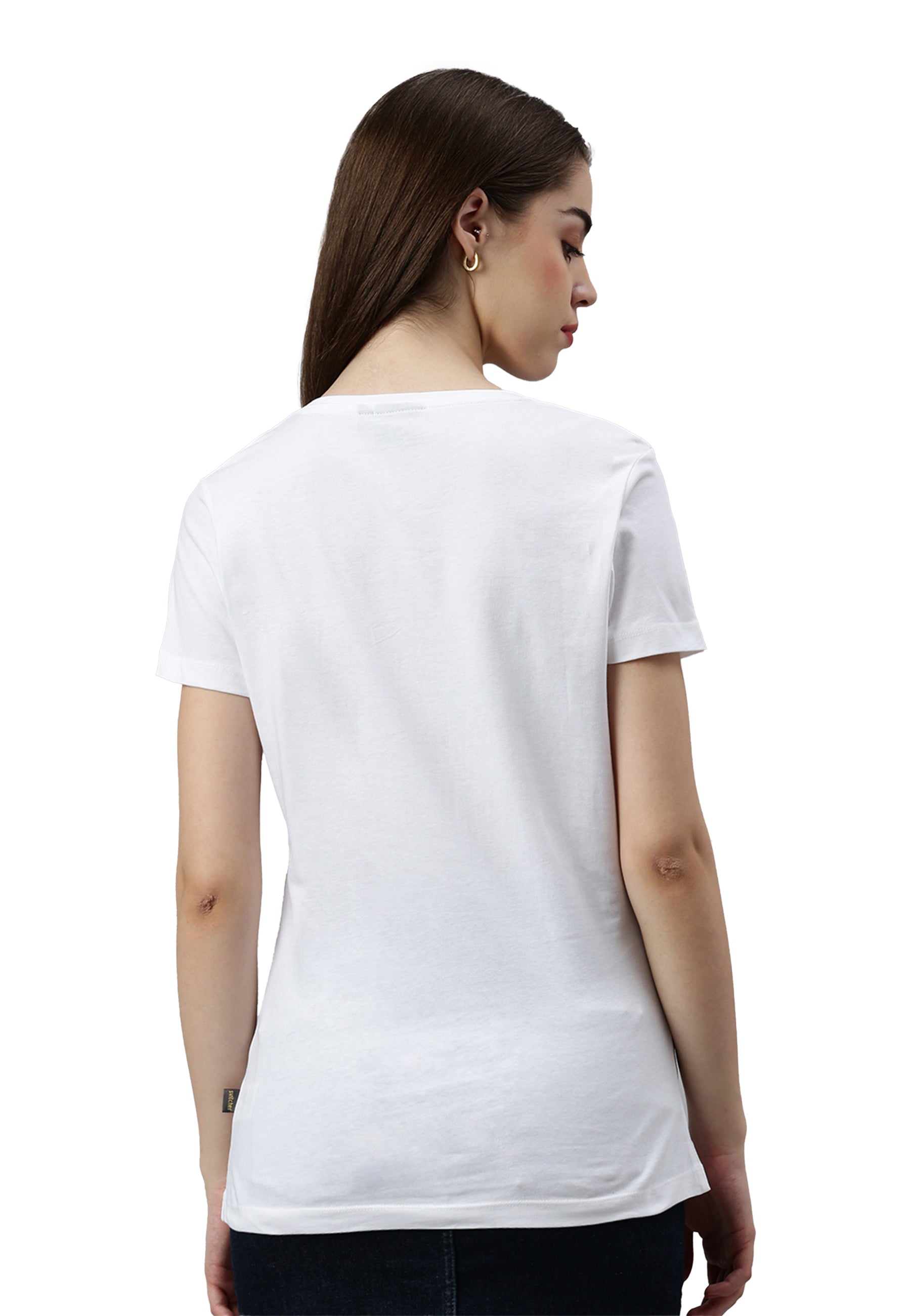 T-shirt Switcher lady gaia color/blanc
