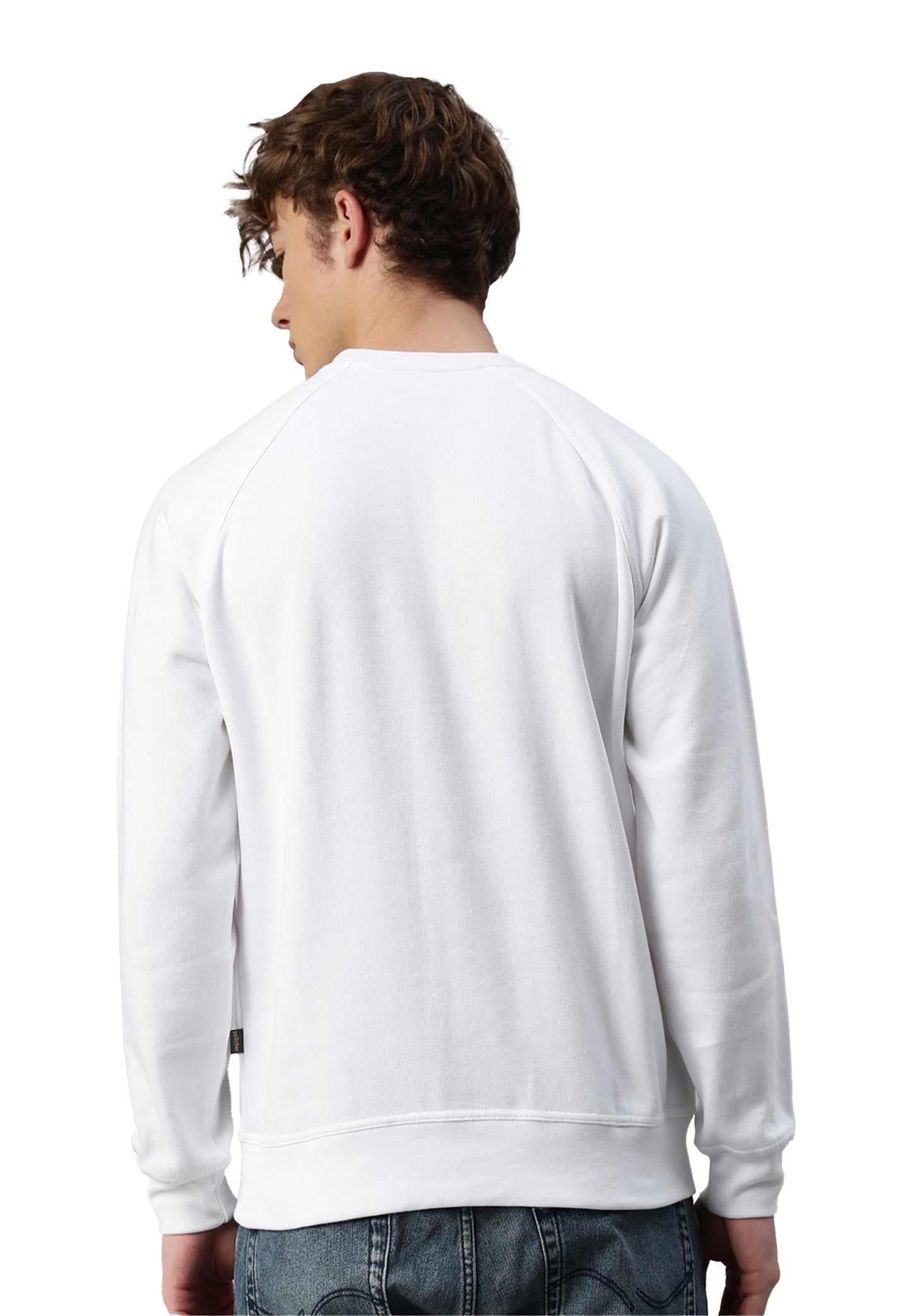 Sweat-shirt Switcher london color/1 blanc