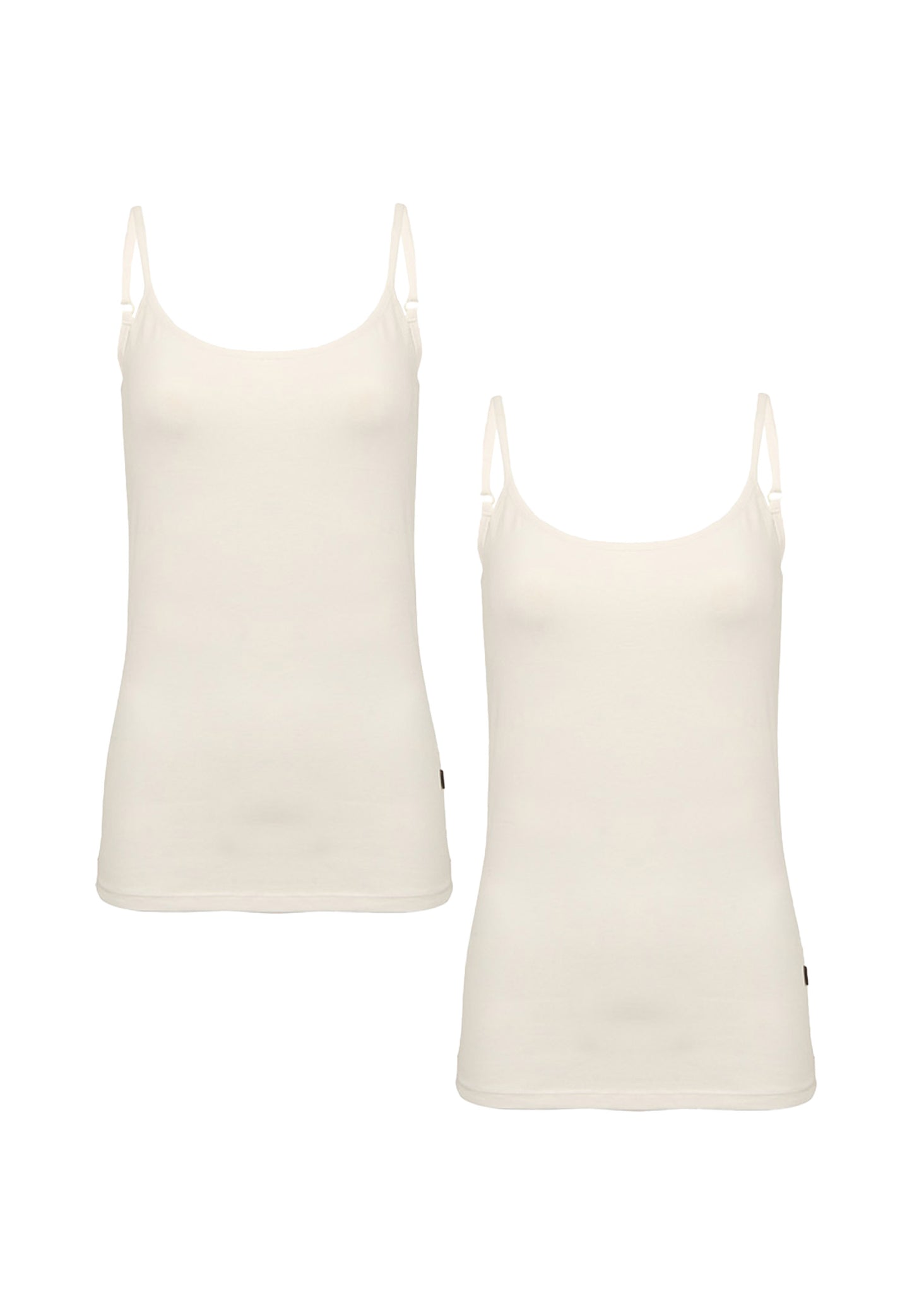 Lot de 2 tops spaghettis stretch Muriel