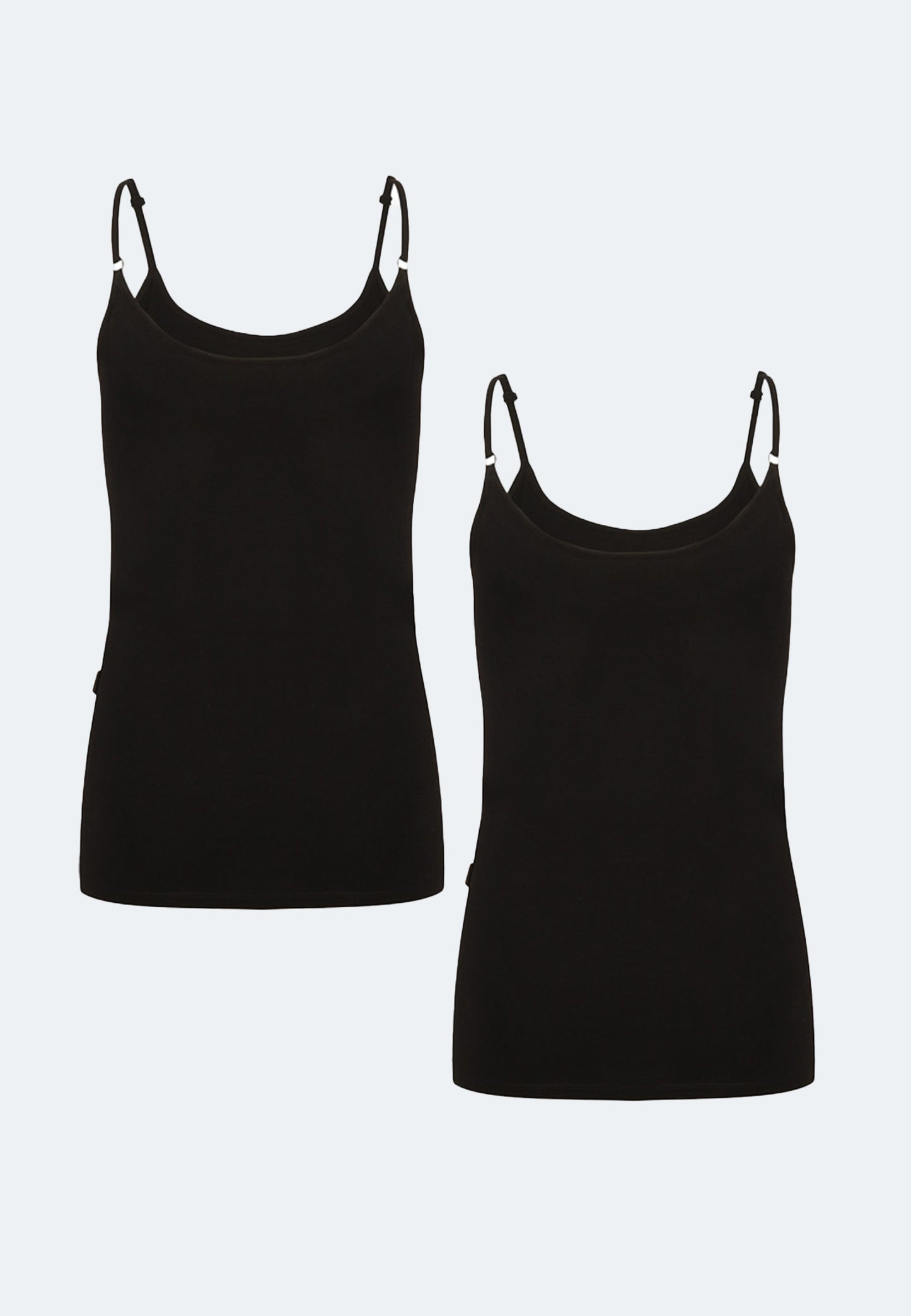 Lot de 2 tops spaghettis stretch Muriel