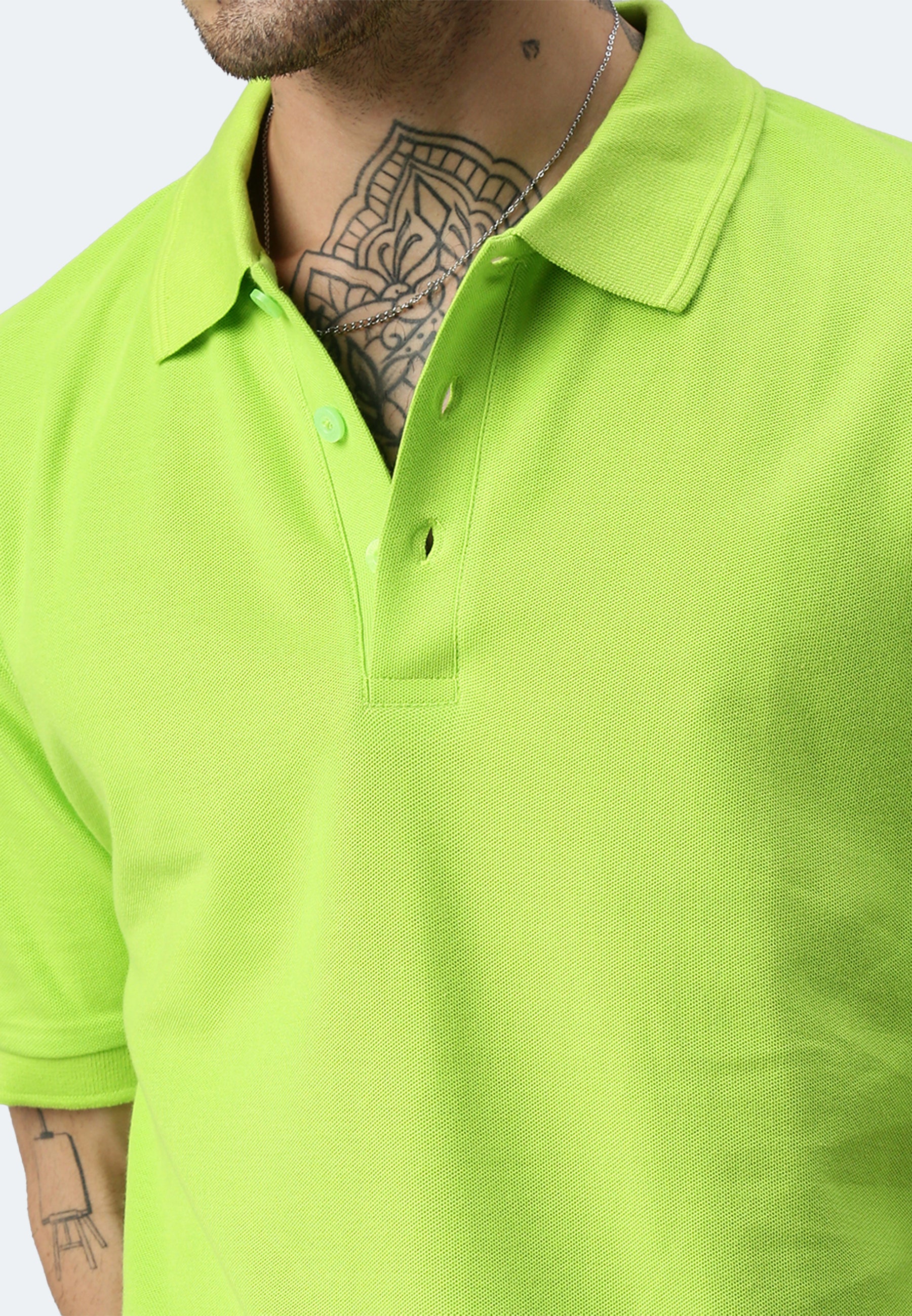 Polo Switcher pour homme couleur john/citron vert