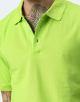 Polo Switcher pour homme couleur john/citron vert