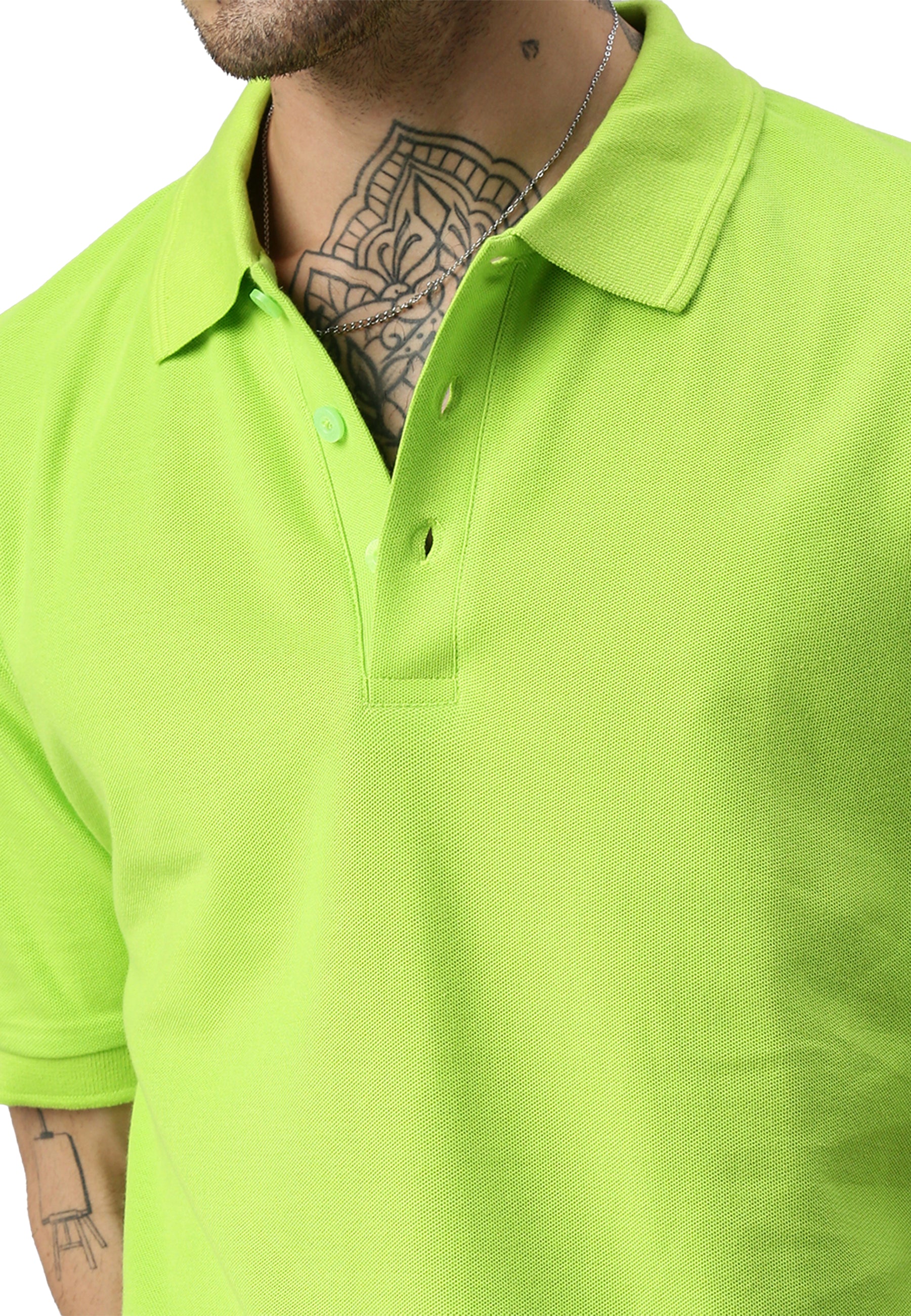 Polo Switcher pour homme couleur john/citron vert