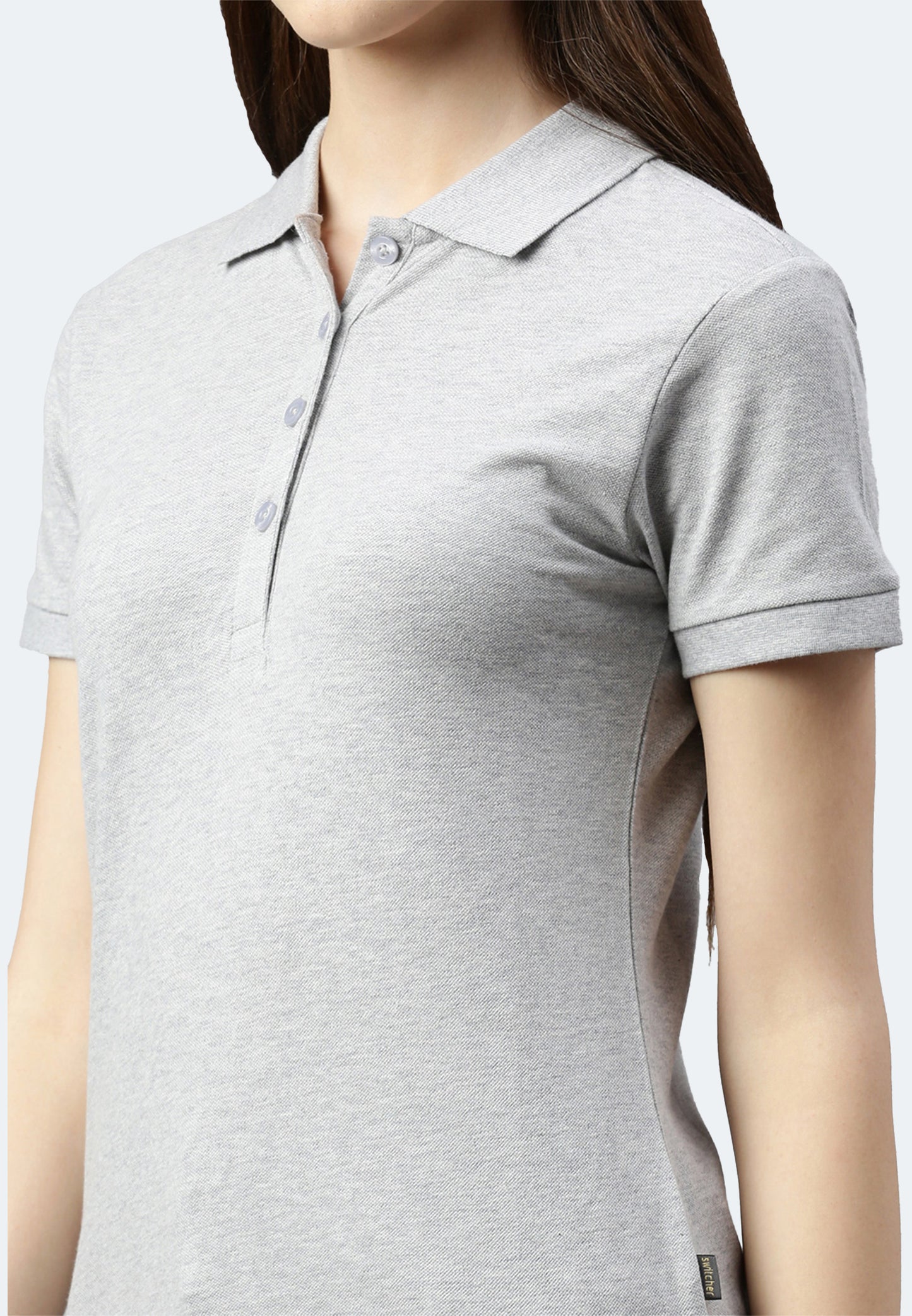 Switcher Lady polo stacy color/42 gris chine