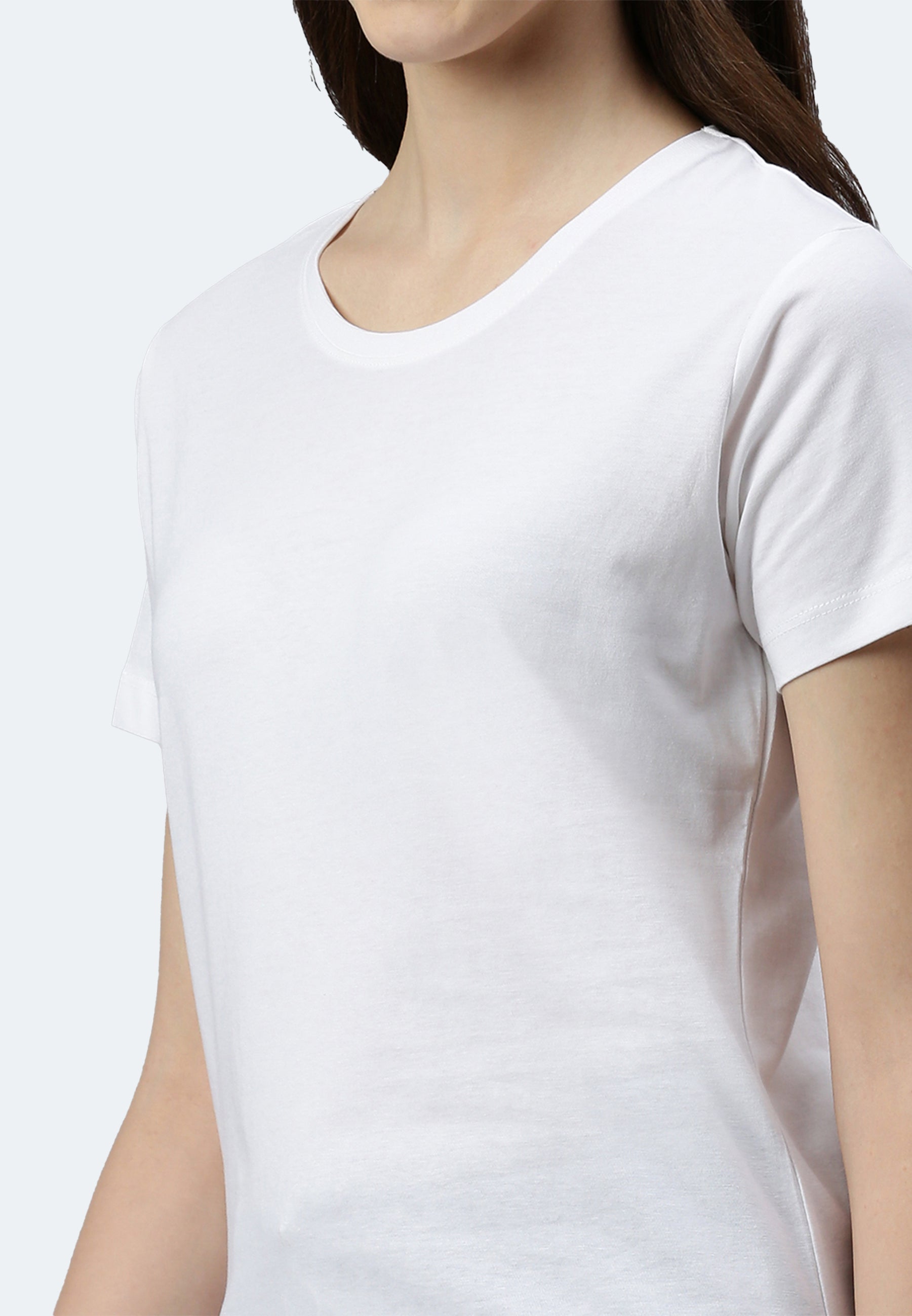 T-shirt Switcher lady gaia color/blanc