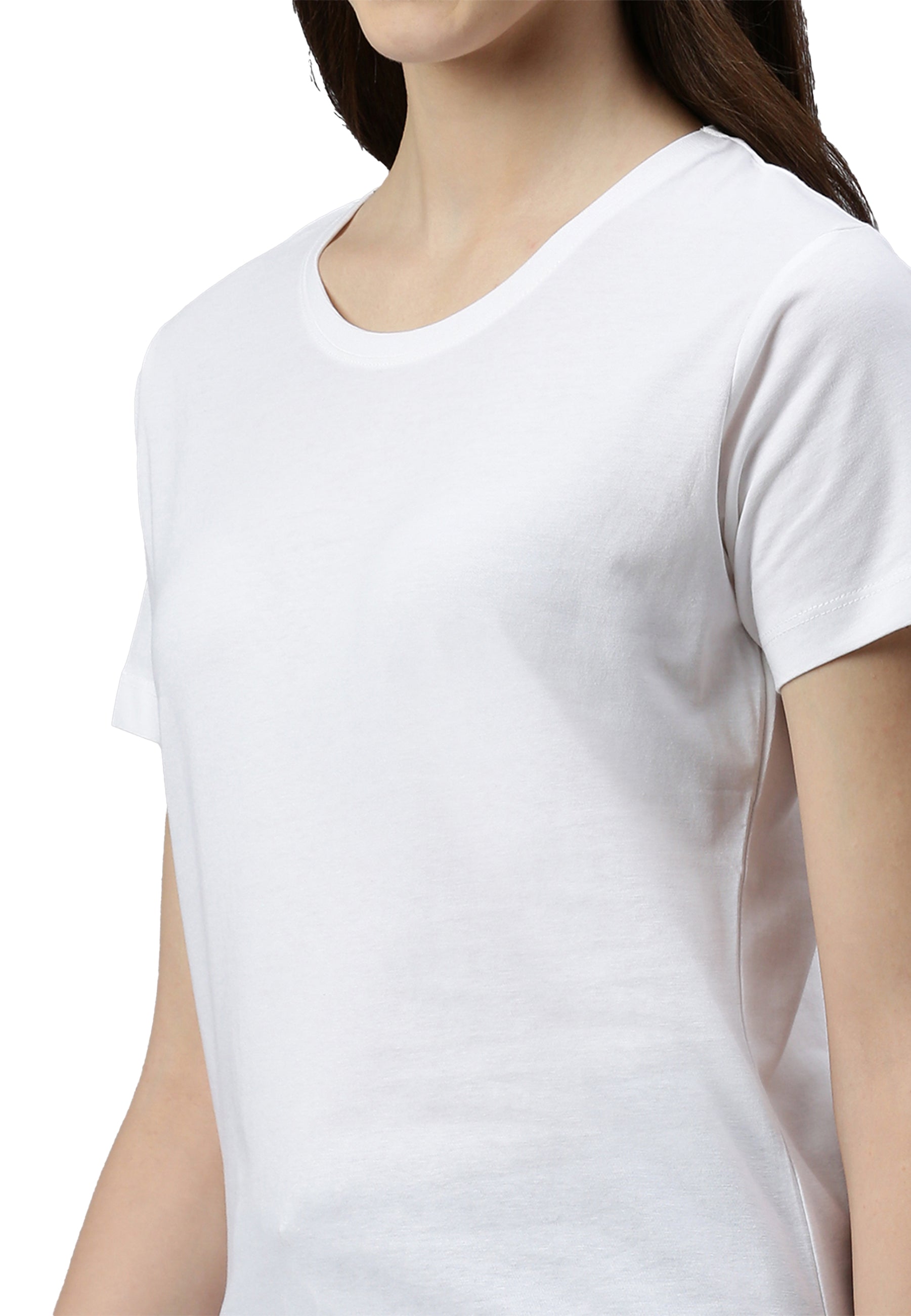 T-shirt Switcher lady gaia color/blanc