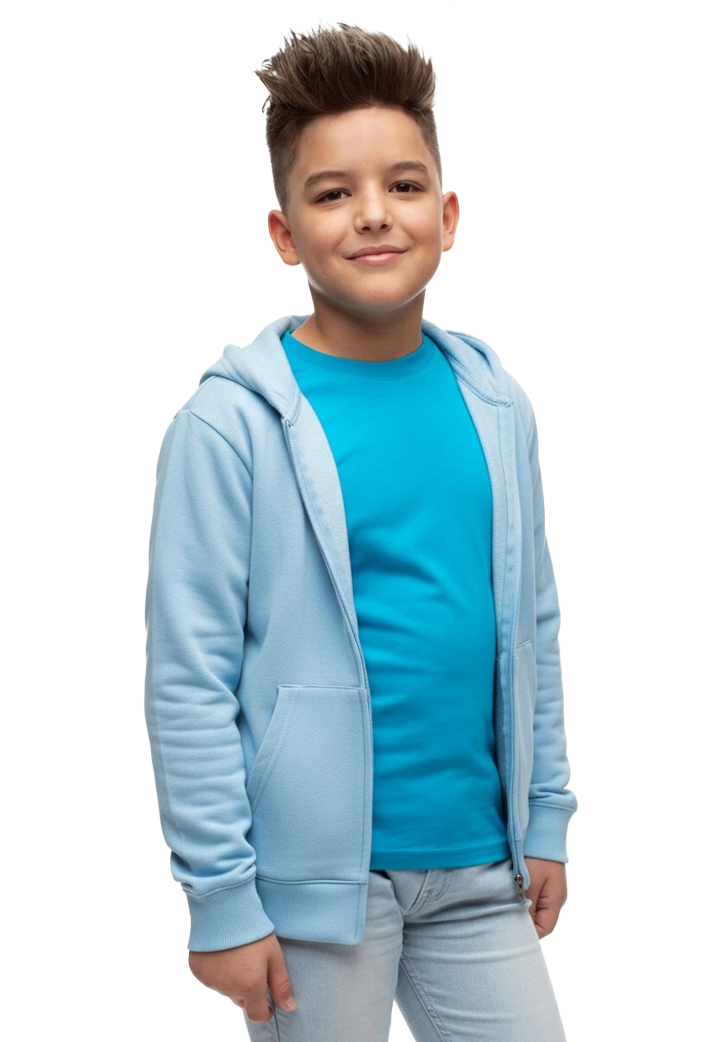 Sweat à capuche Switcher enfant bruce color/205 bleu âme