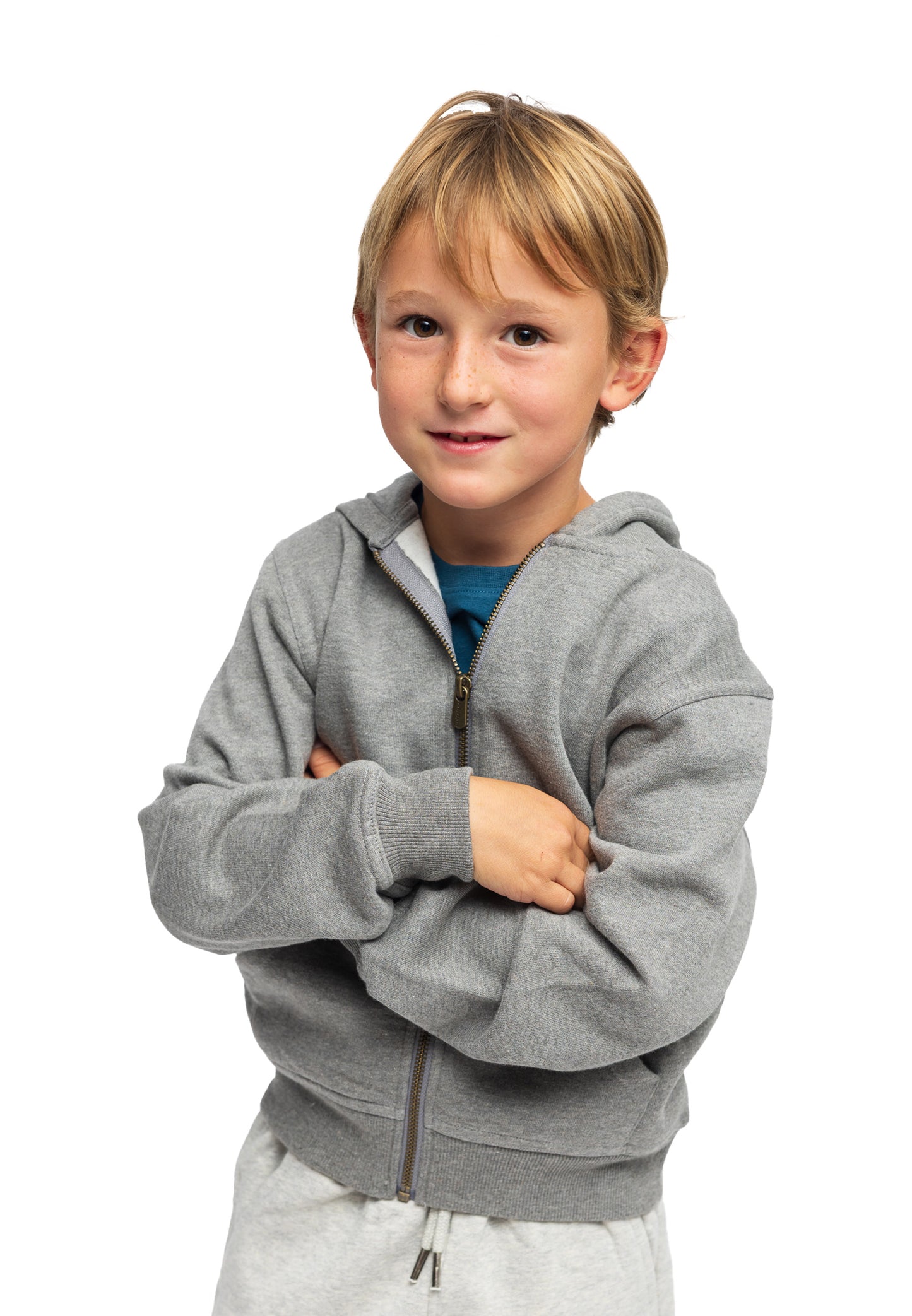 Sweat à capuche enfant Switcher bruce color/672 ebony chine
