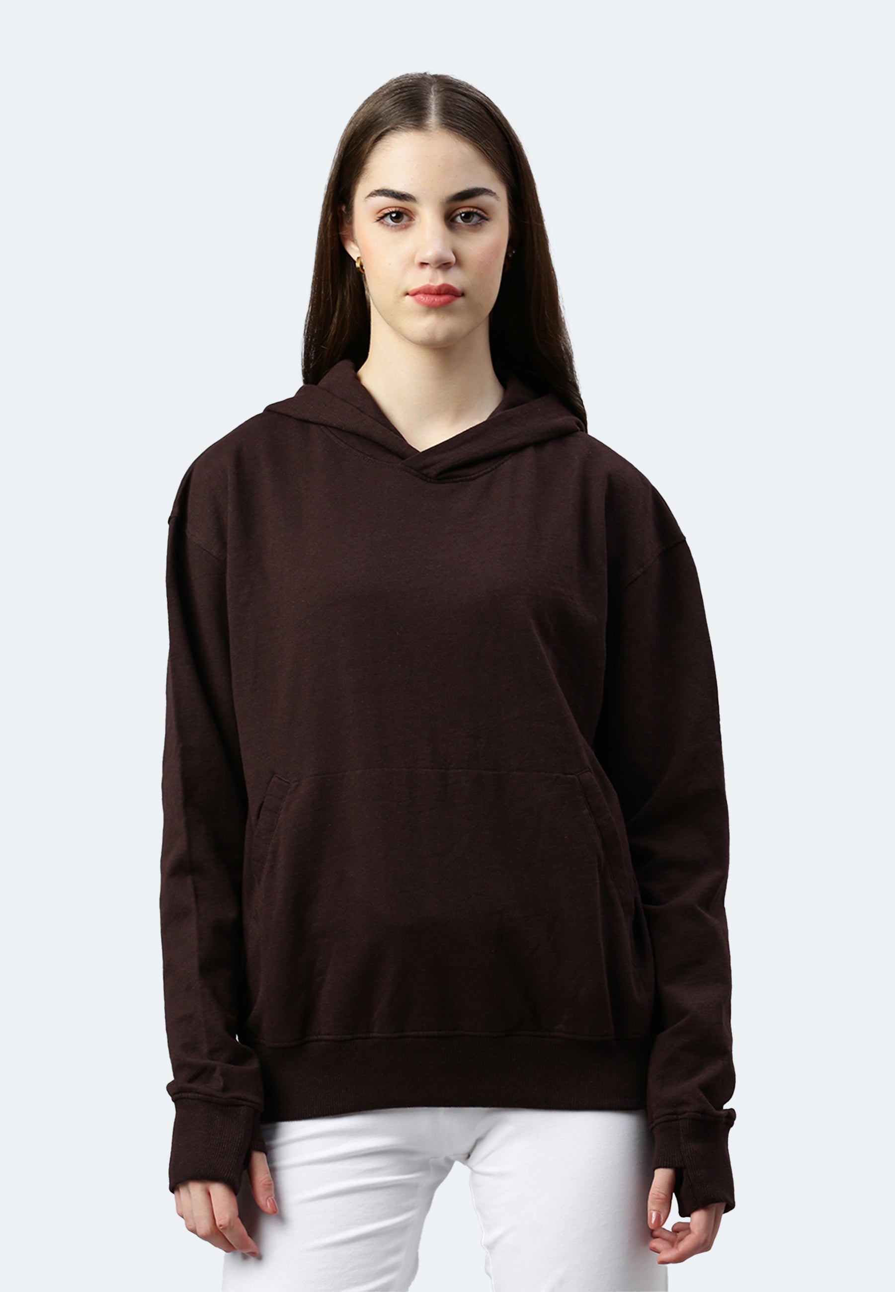 Sweat-shirt à capuche Lady skylar color/680 cafe