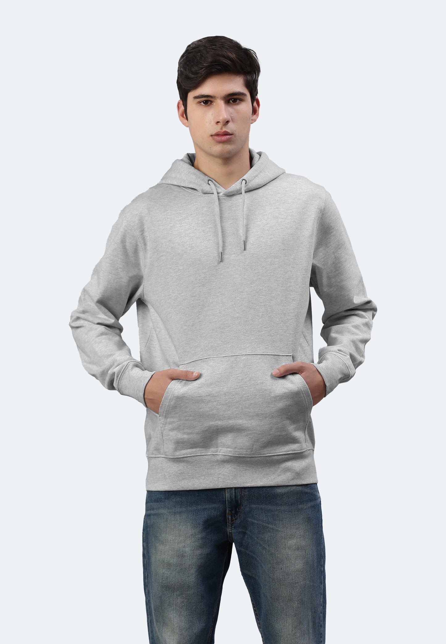 Sweat-shirt à capuche homme soho color/42 gris chine