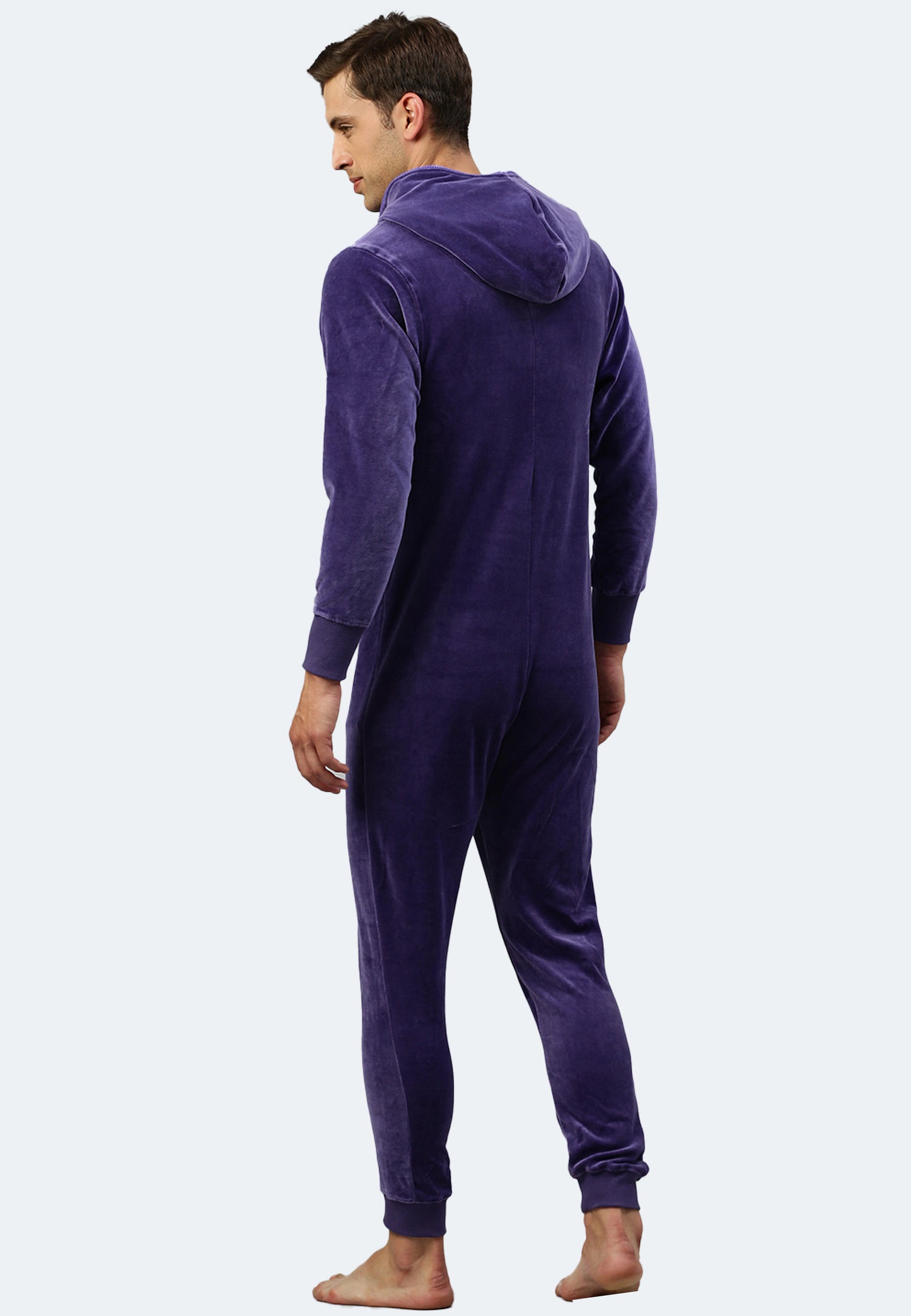 Switcher jumpsuit geeleevelvet color/734 violine