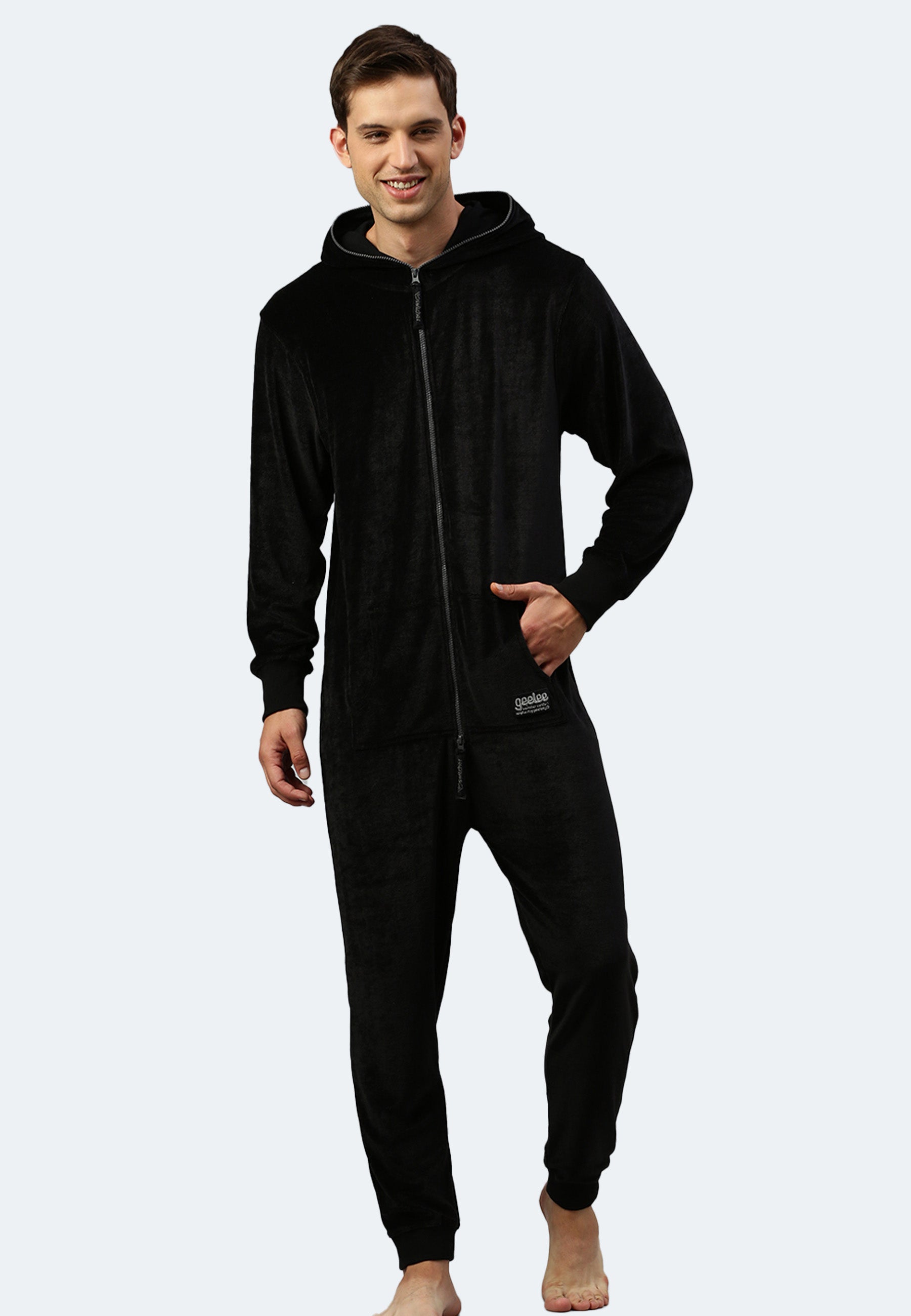 Switcher jumpsuit geeleevelvet color/40 noir