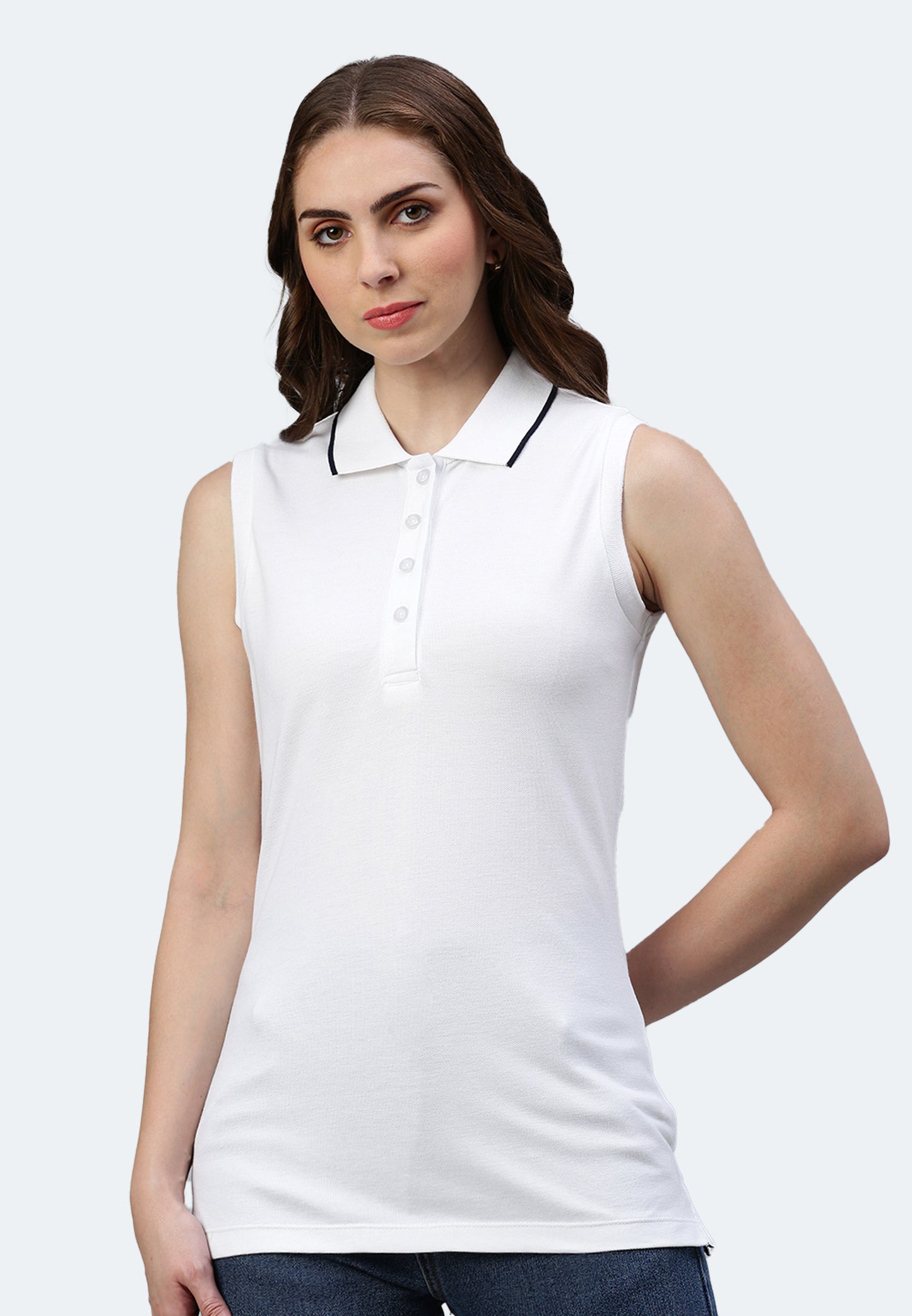 Polo sans manches Airtex Gabriela