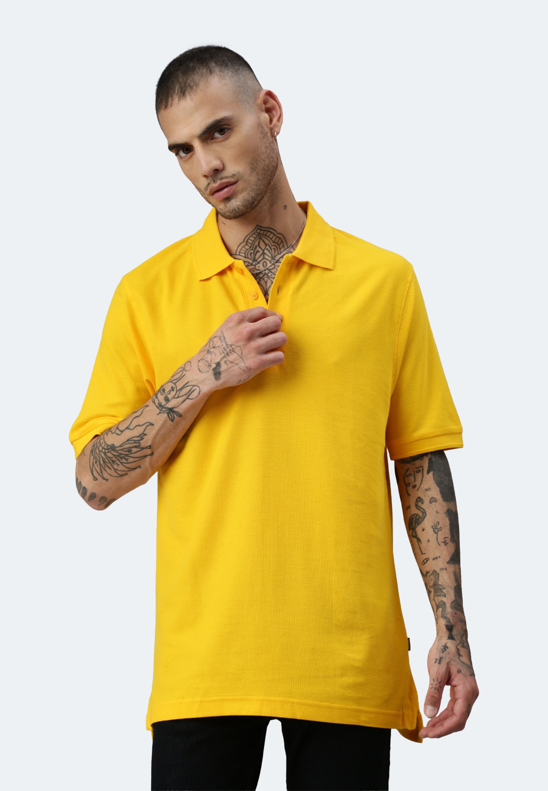 Polo homme Switcher couleur john/jaune