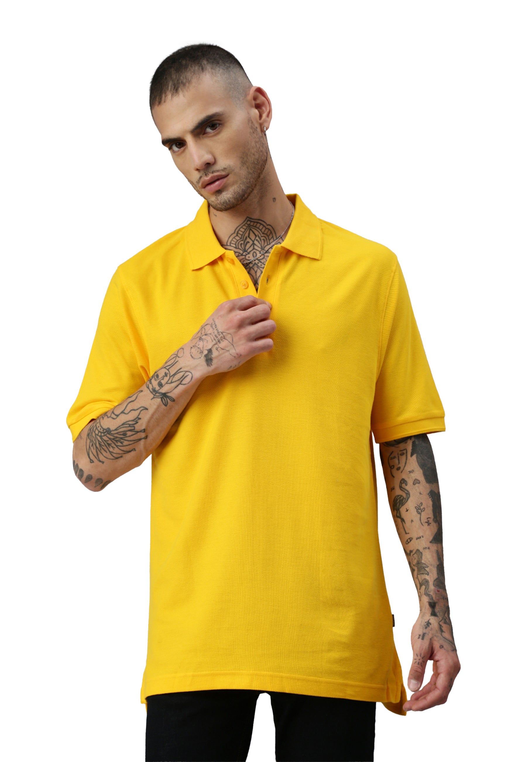 Polo homme Switcher couleur john/jaune