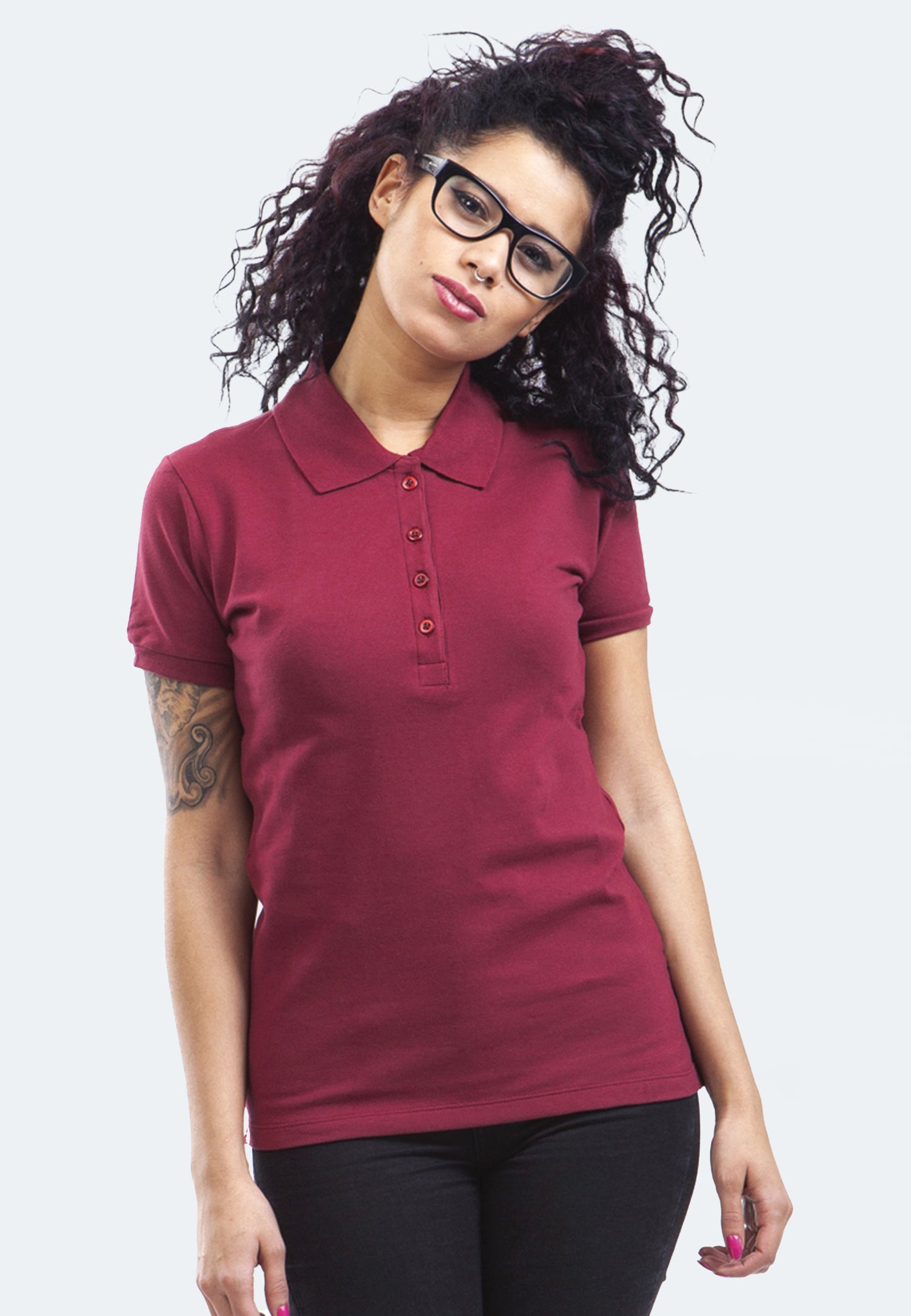 Switcher Lady polo stacy color/158 bourgogne