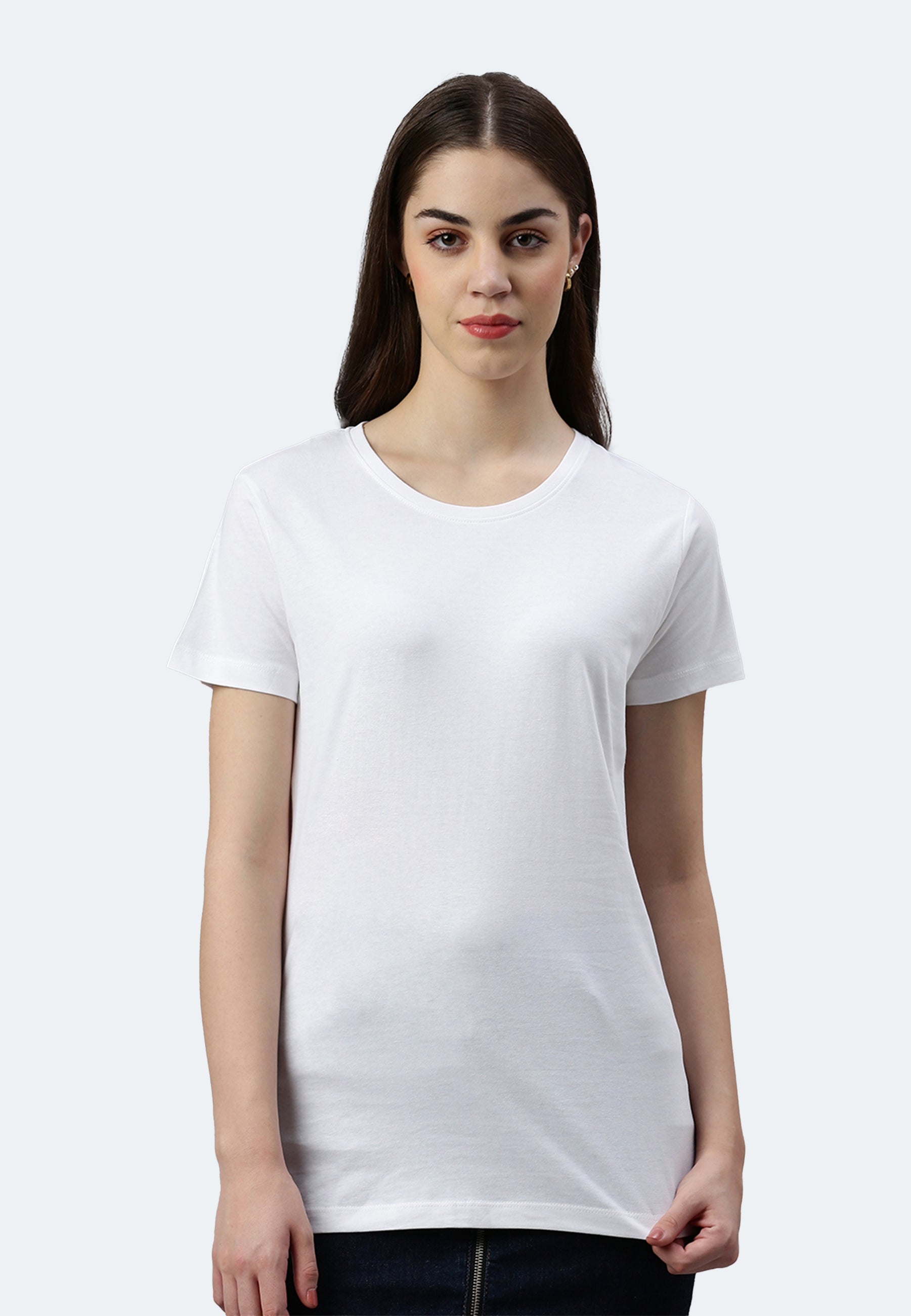 T-shirt Switcher lady gaia color/blanc