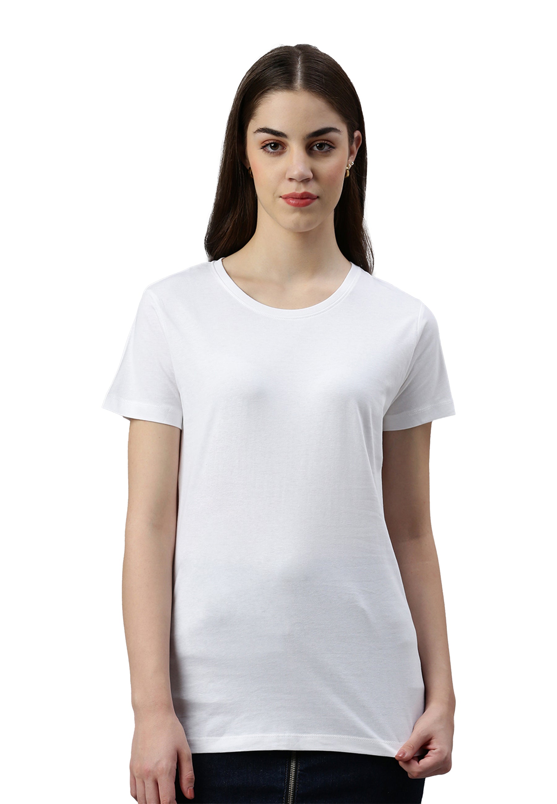 T-shirt Switcher lady gaia color/blanc
