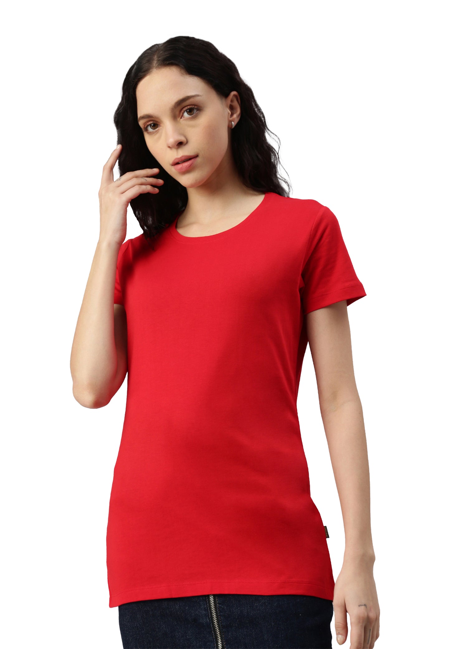 T-shirt Switcher lady gaia color/10 rouge