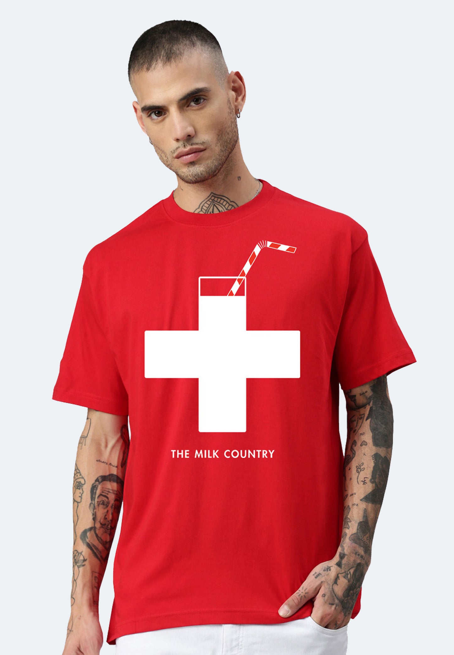Chemise Switcher Milk Country color/10 rouge