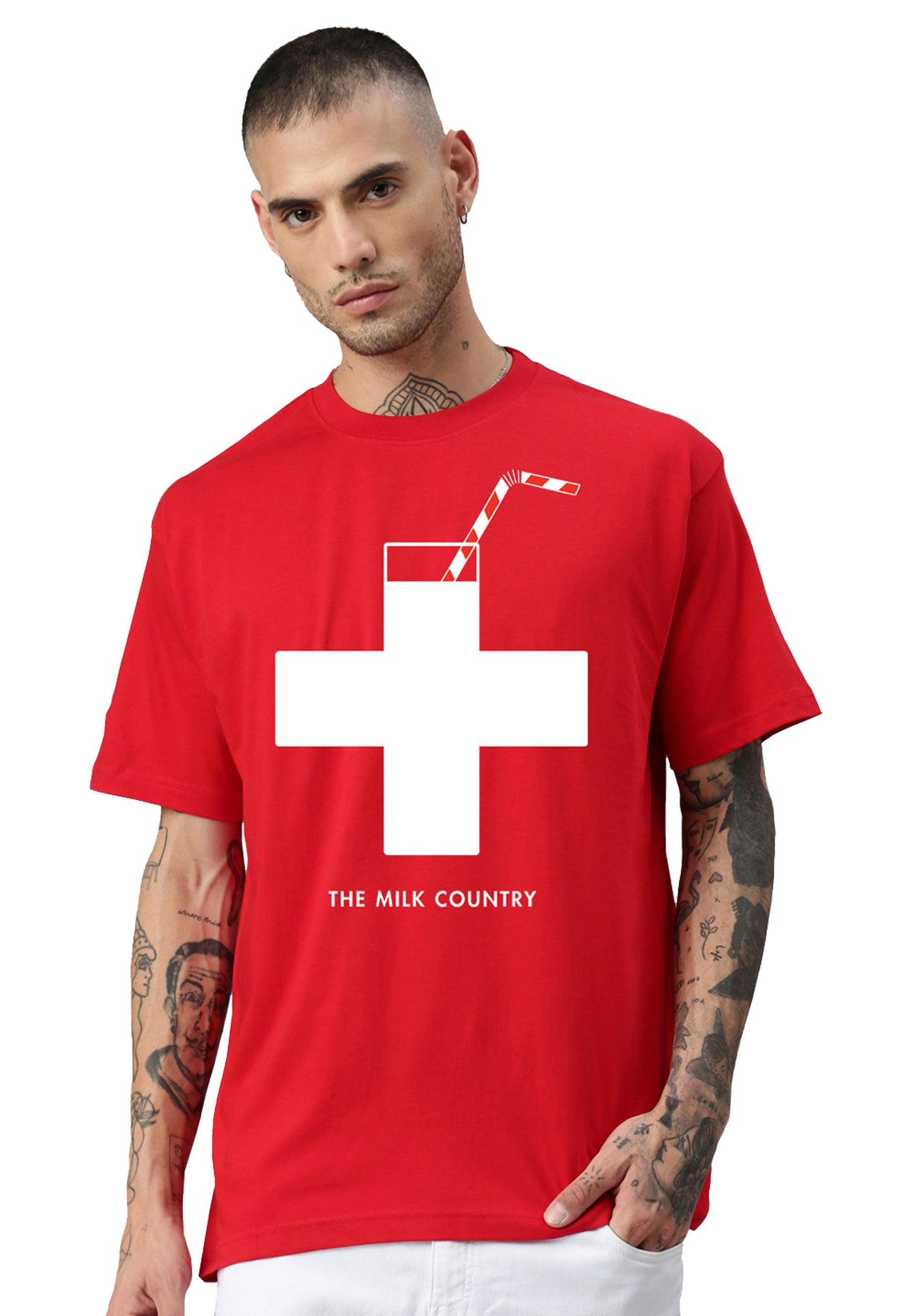 Chemise Switcher Milk Country color/10 rouge