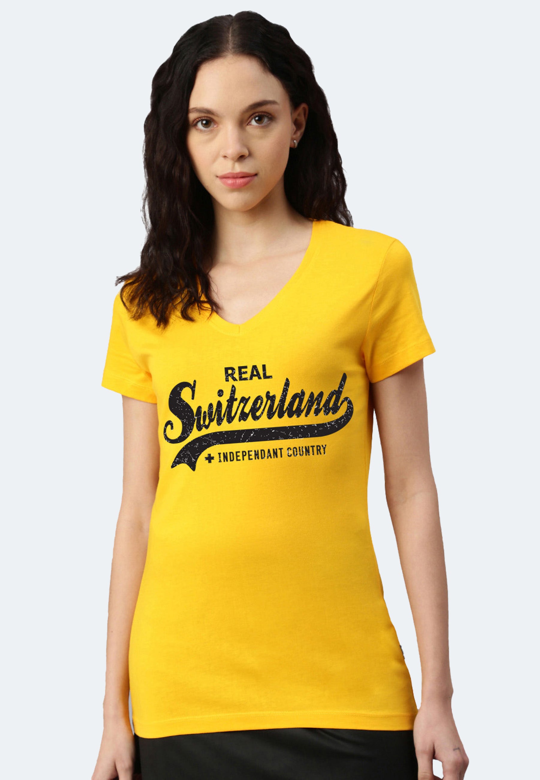 Switcher shirt lady Real Switzerland color/53 jaune