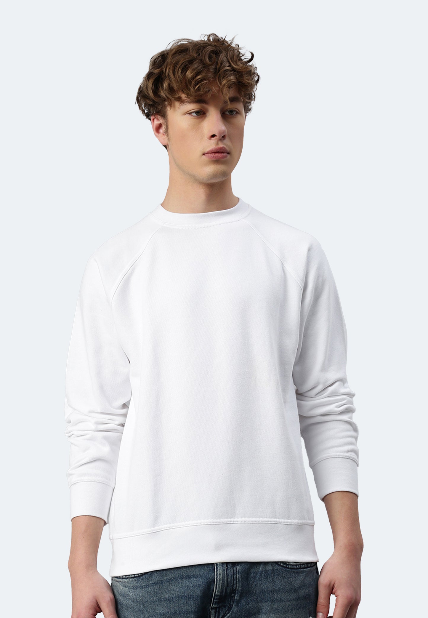 Sweat-shirt Switcher london color/1 blanc
