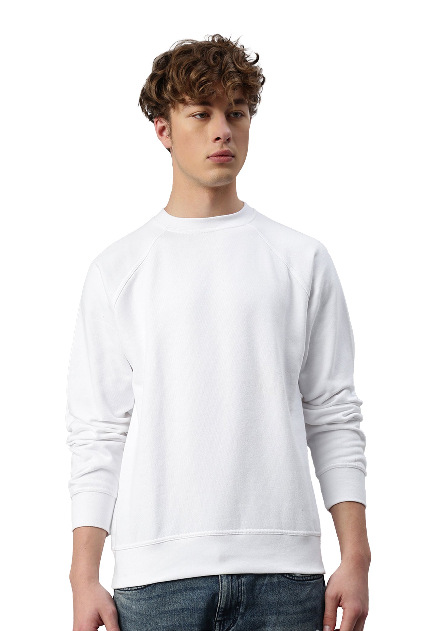 Sweat-shirt Switcher london color/1 blanc