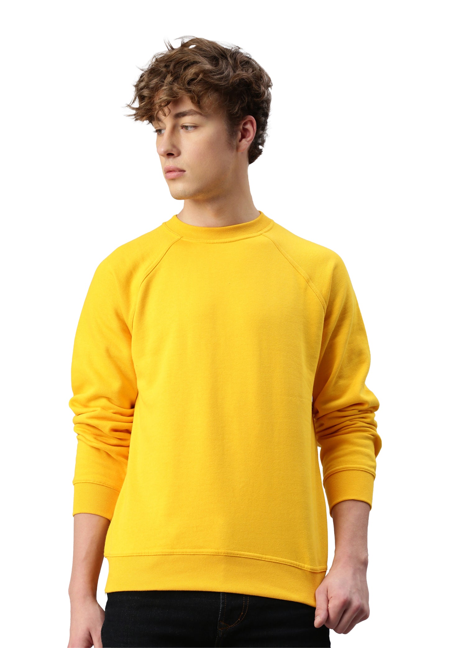 Sweat-shirt Switcher london color/53 jaune