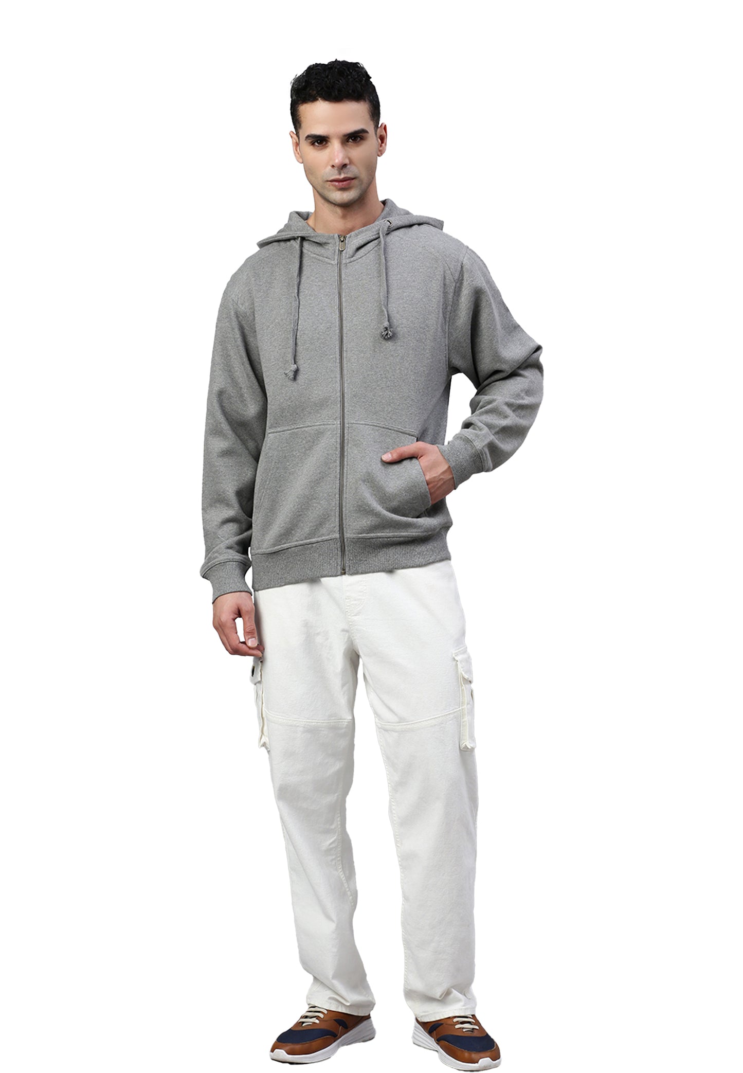 Switcher zip-hoodie men's miami color/672 ebony chine