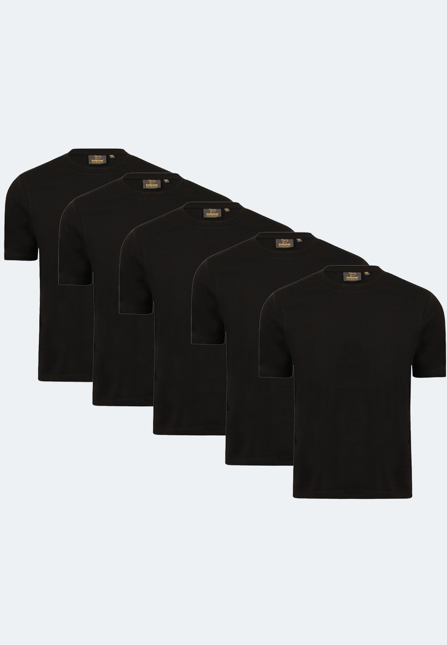 Chemise unisexe Switcher bob II color/40 Noir