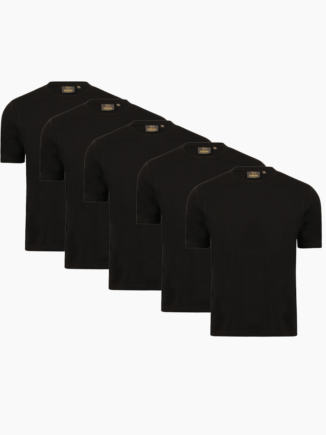 Chemise unisexe Switcher bob II color/40 Noir