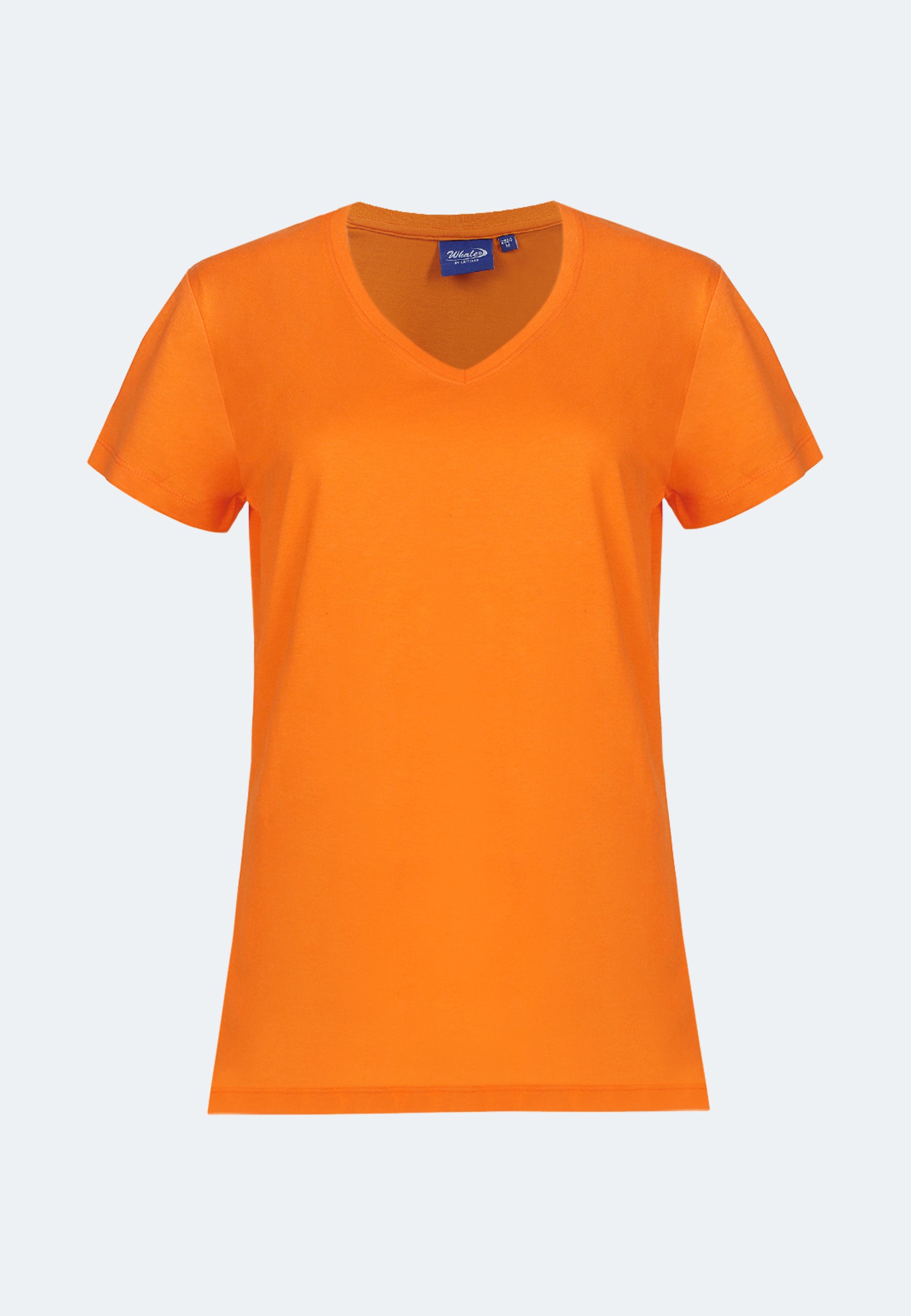 T-shirt femme col V Baleine