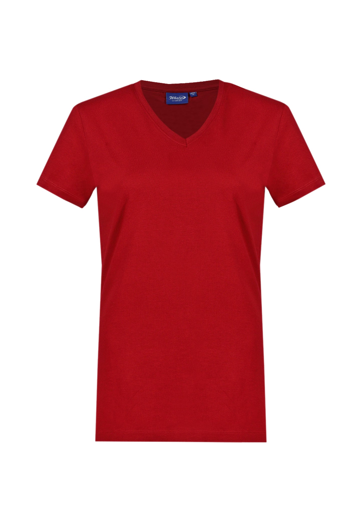 T-shirt femme col V Baleine