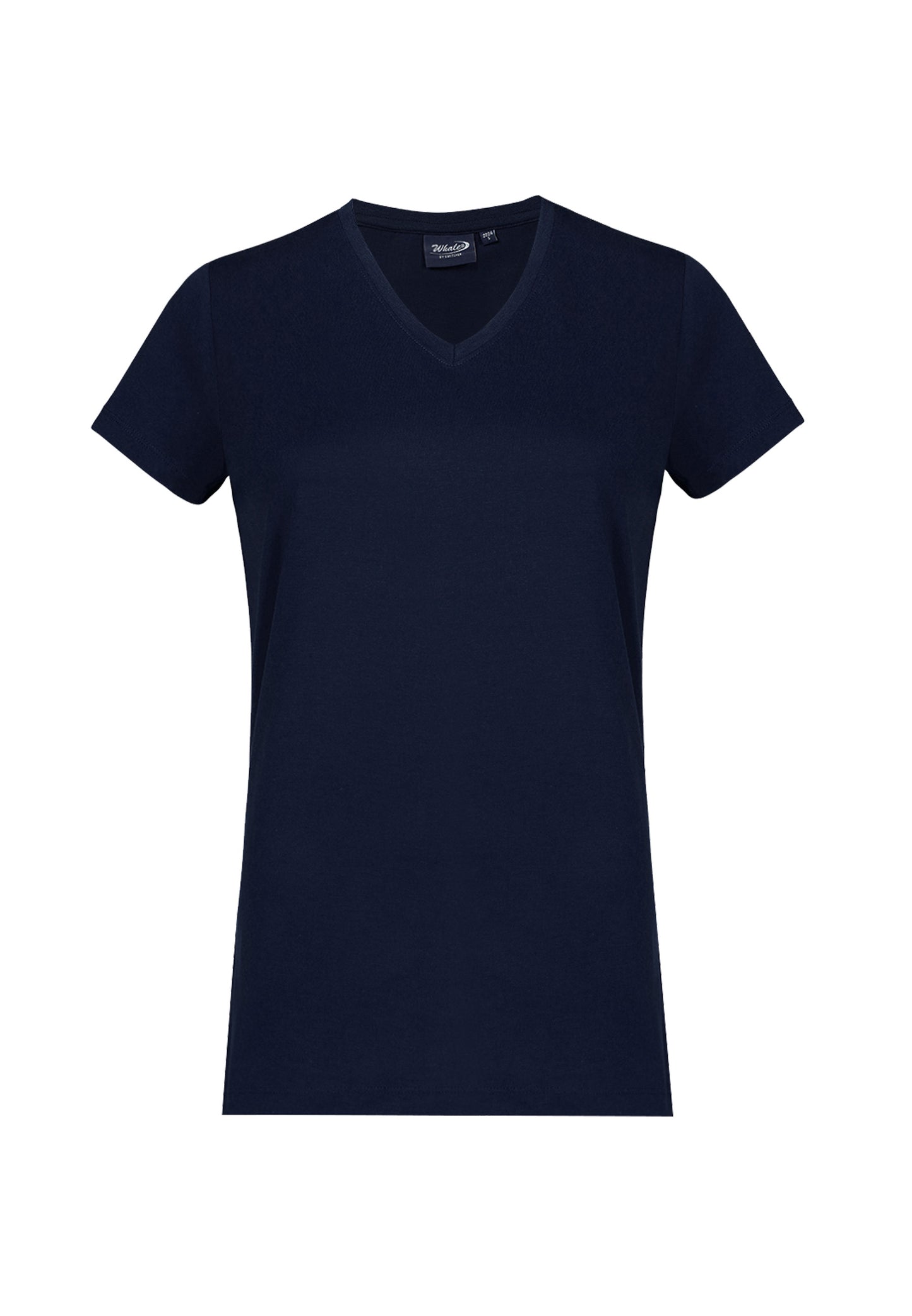T-shirt femme col V Baleine