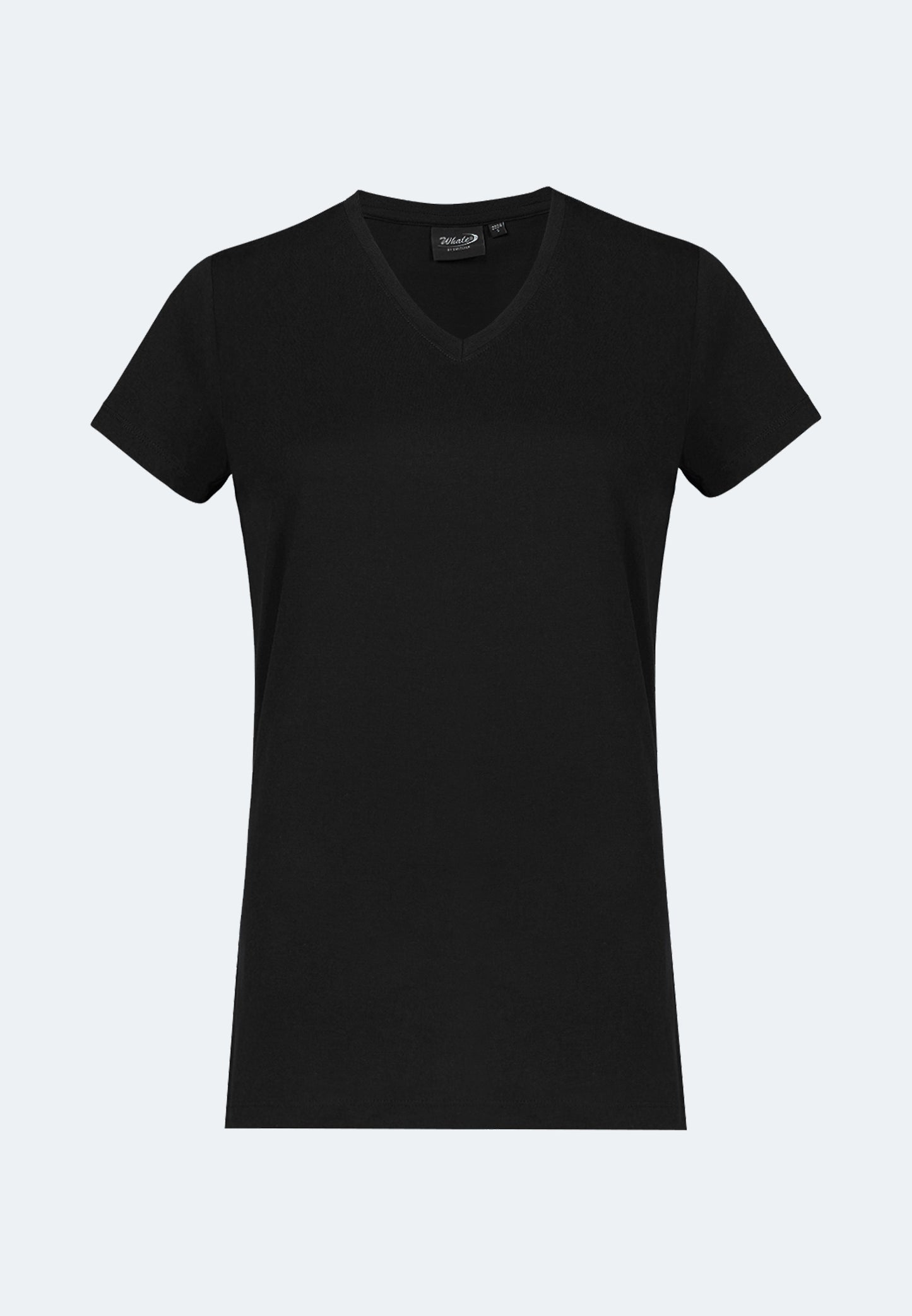T-shirt femme col V Baleine