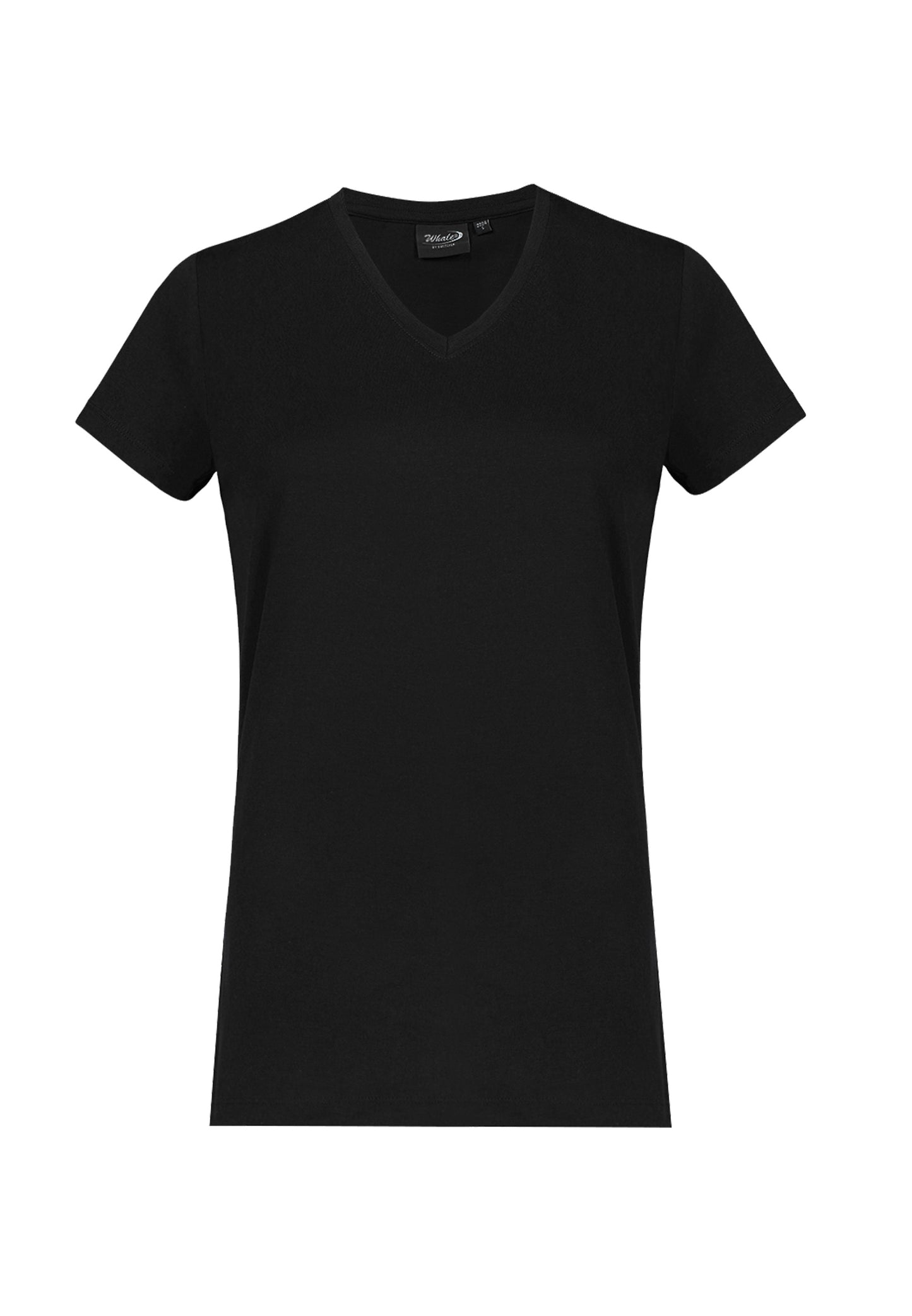 T-shirt femme col V Baleine