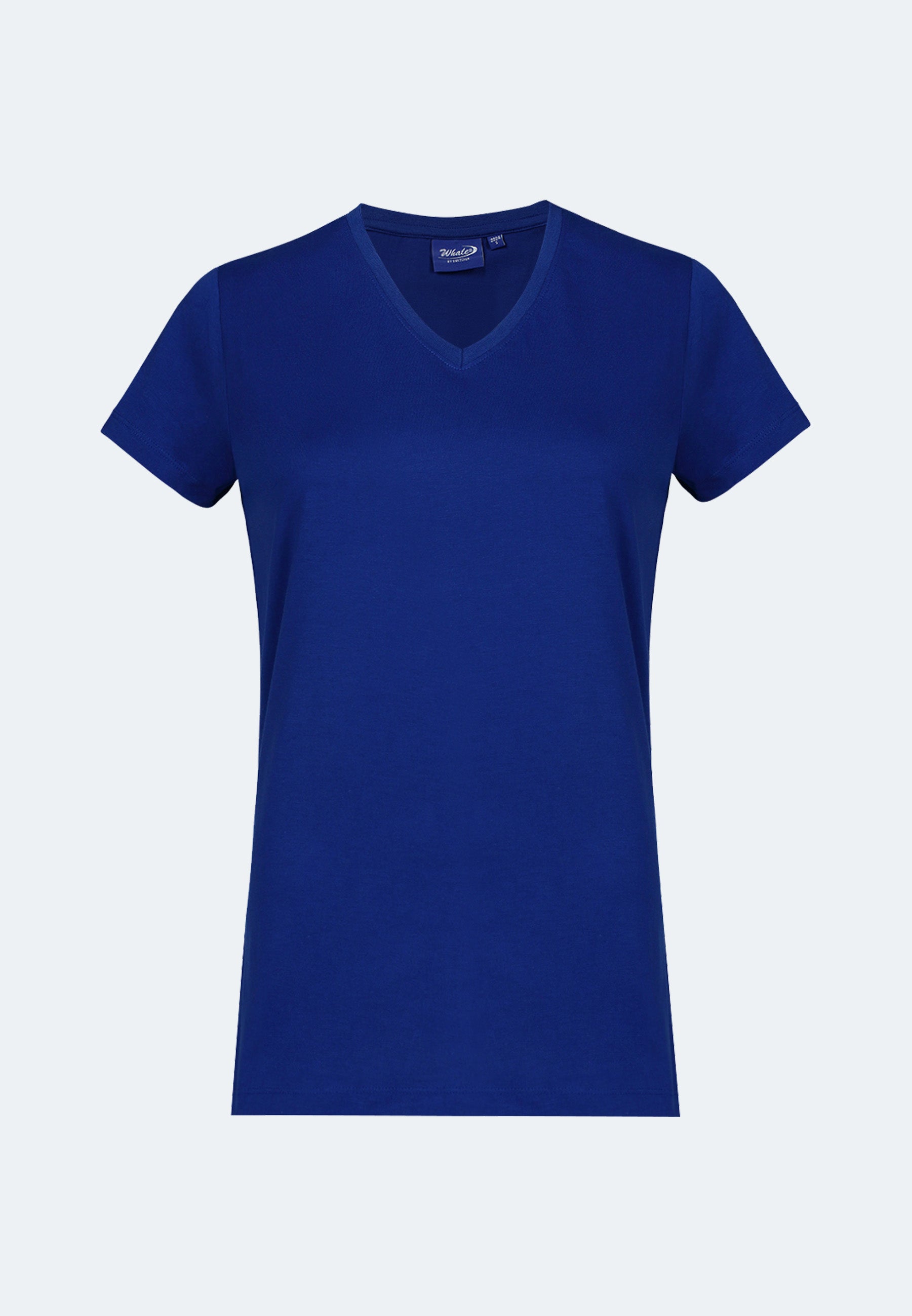 T-shirt femme col V Baleine