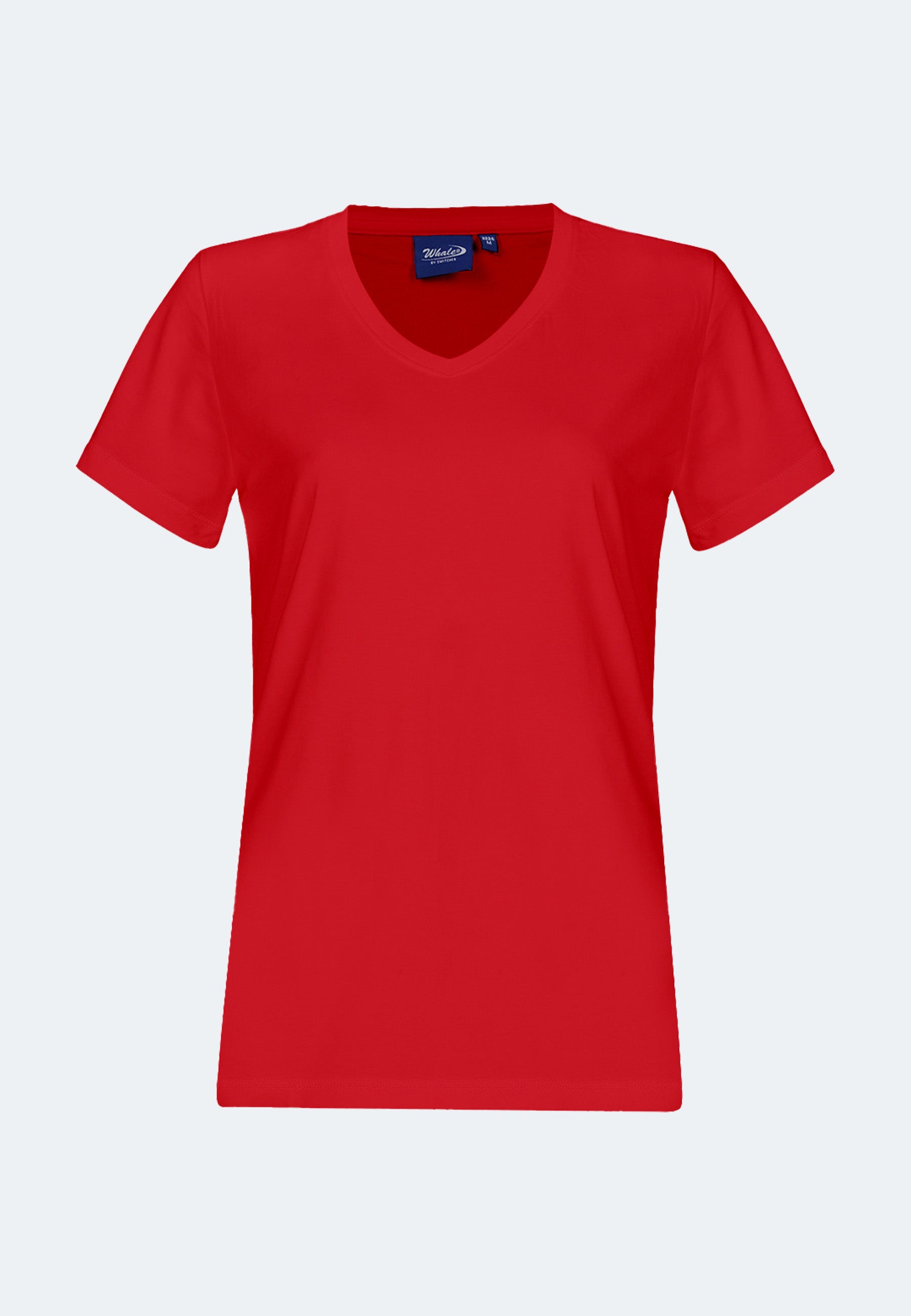 T-shirt femme col V Baleine