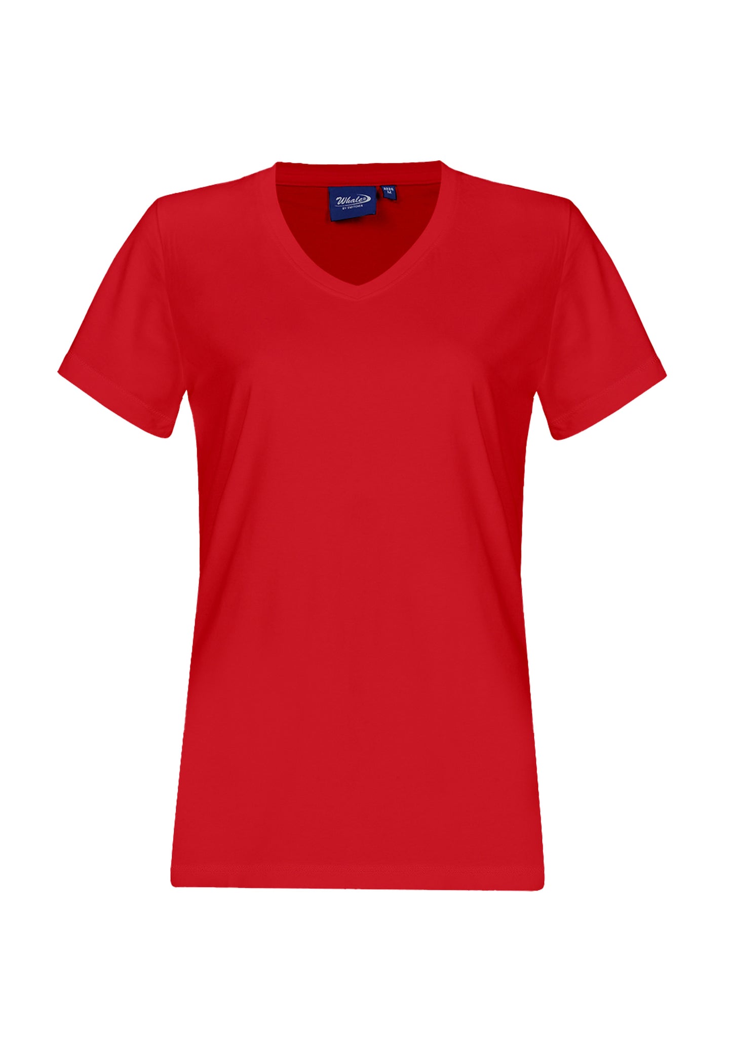 T-shirt femme col V Baleine