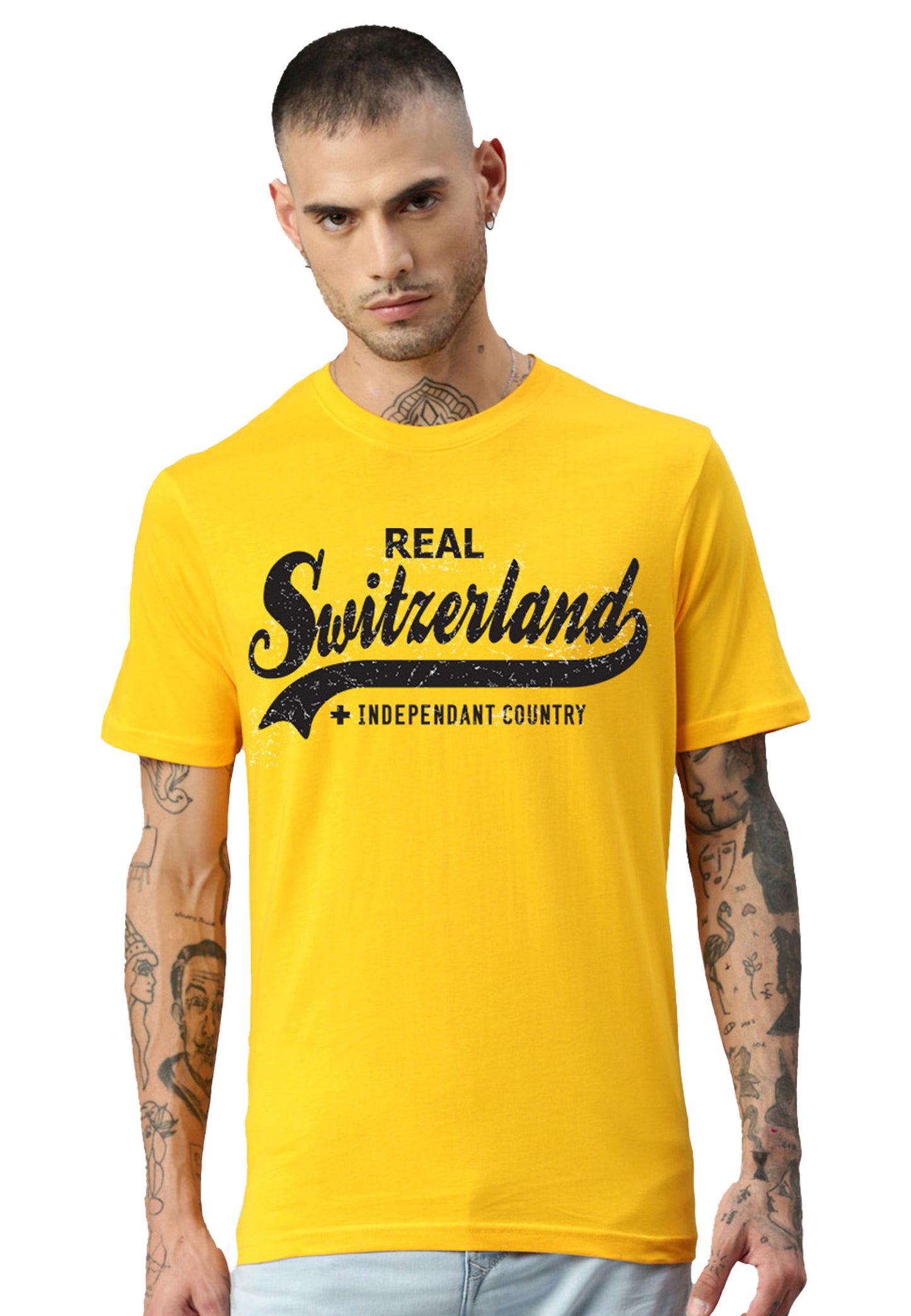 Chemise Switcher Real Switzerland color/53 jaune