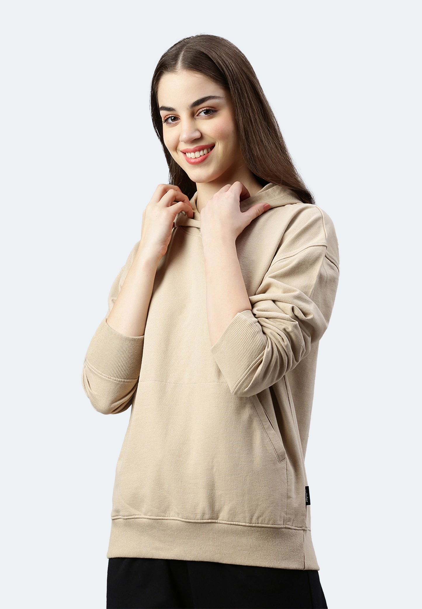 Sweat-shirt à capuche Lady skylar color/668 cream