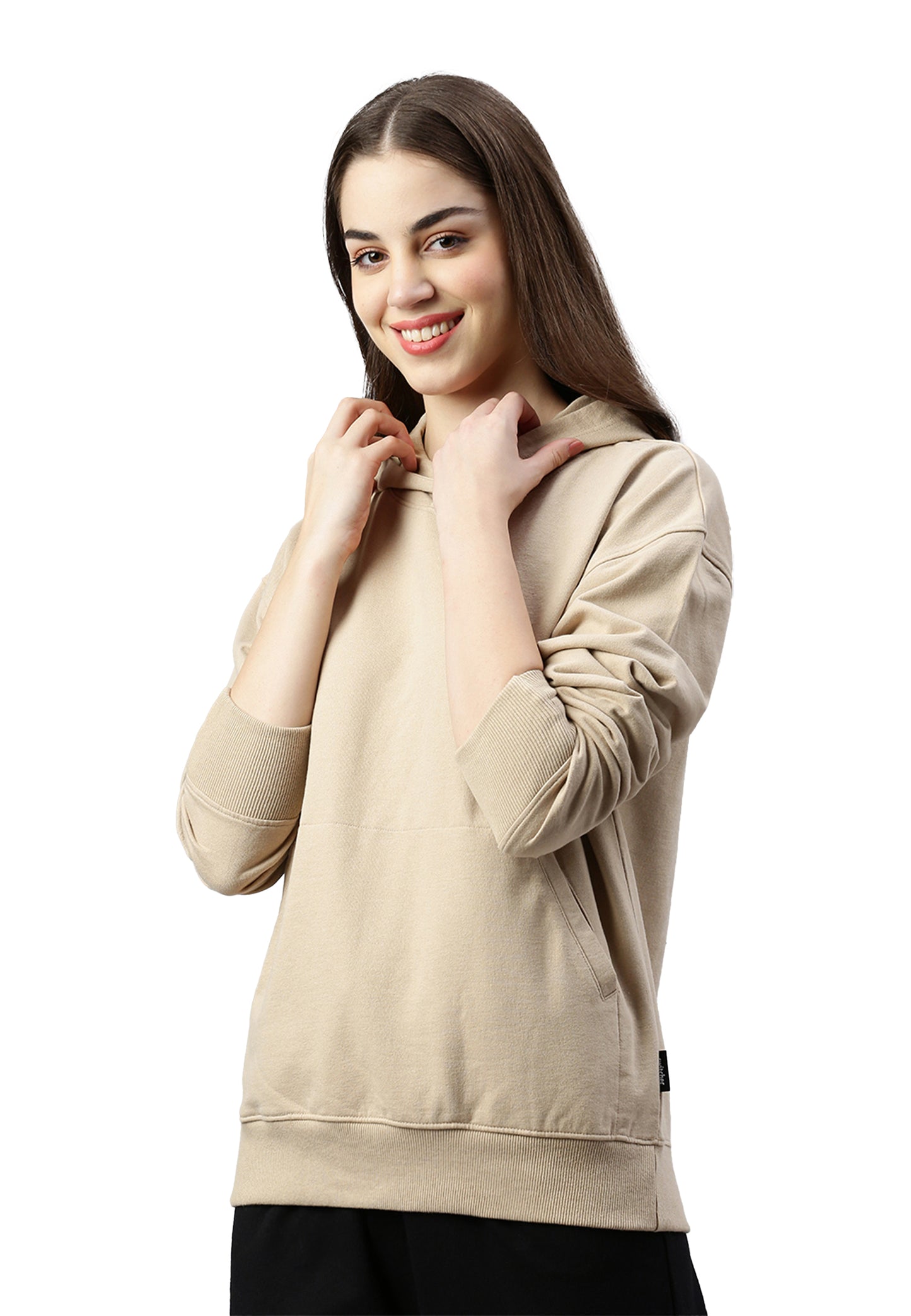 Sweat-shirt à capuche Lady skylar color/668 cream